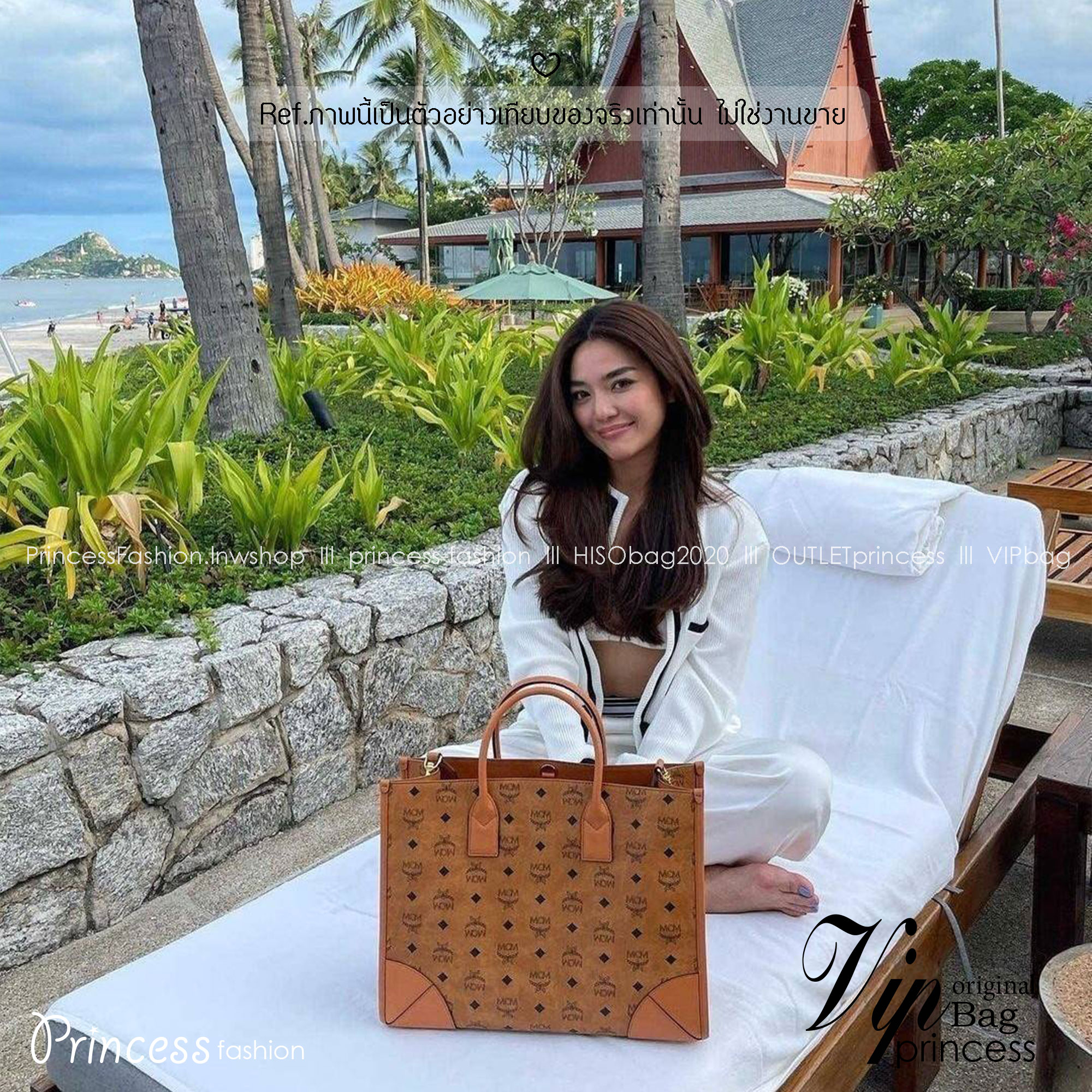 ORI | M.C.M MEDIUM MÜNCHEN TOTE IN VISETOS กระเป๋าโท้ทไซส์กลางจุได้เยอะ ใหม่ล่าสุด ใช้ได้ทั้งหนุ่มๆและสาวๆ รูปทรงคลาสสิค ดีไซน์เป็นเอกลักษณ์ แถมยังได้ใบลูกใส่ของจุกจิกได้อีก