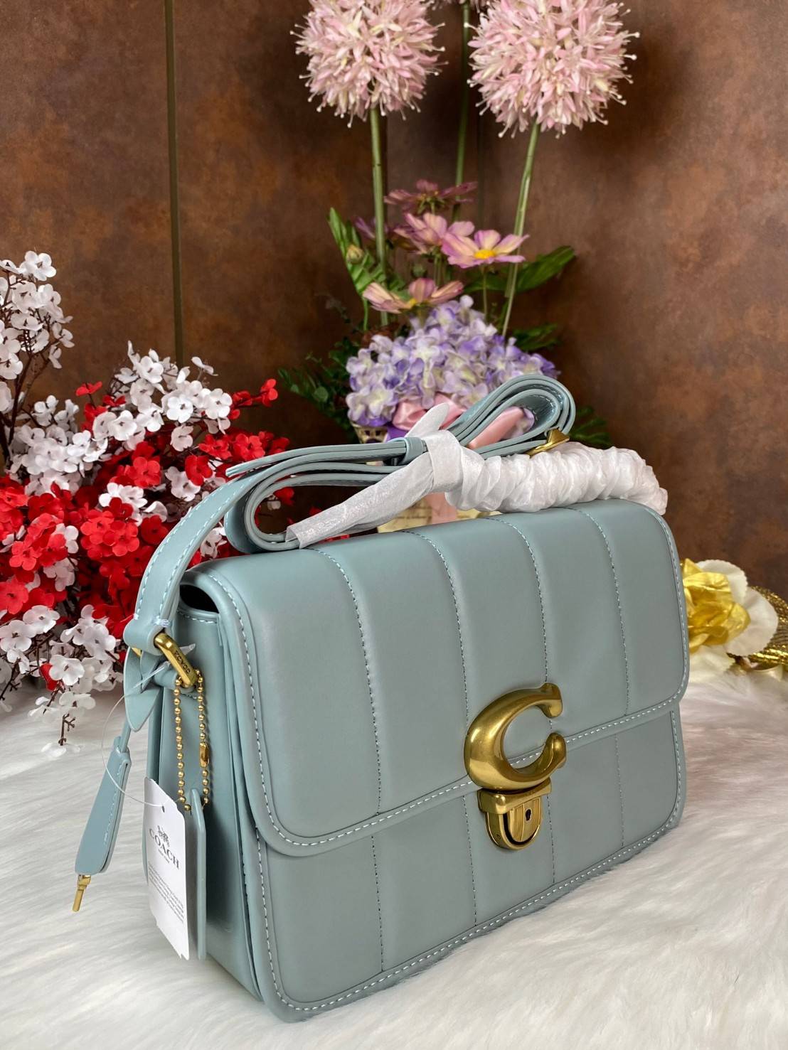 Coach Studio Shoulder Bag With Quilting c7725 พร้อมส่งที่ไทย