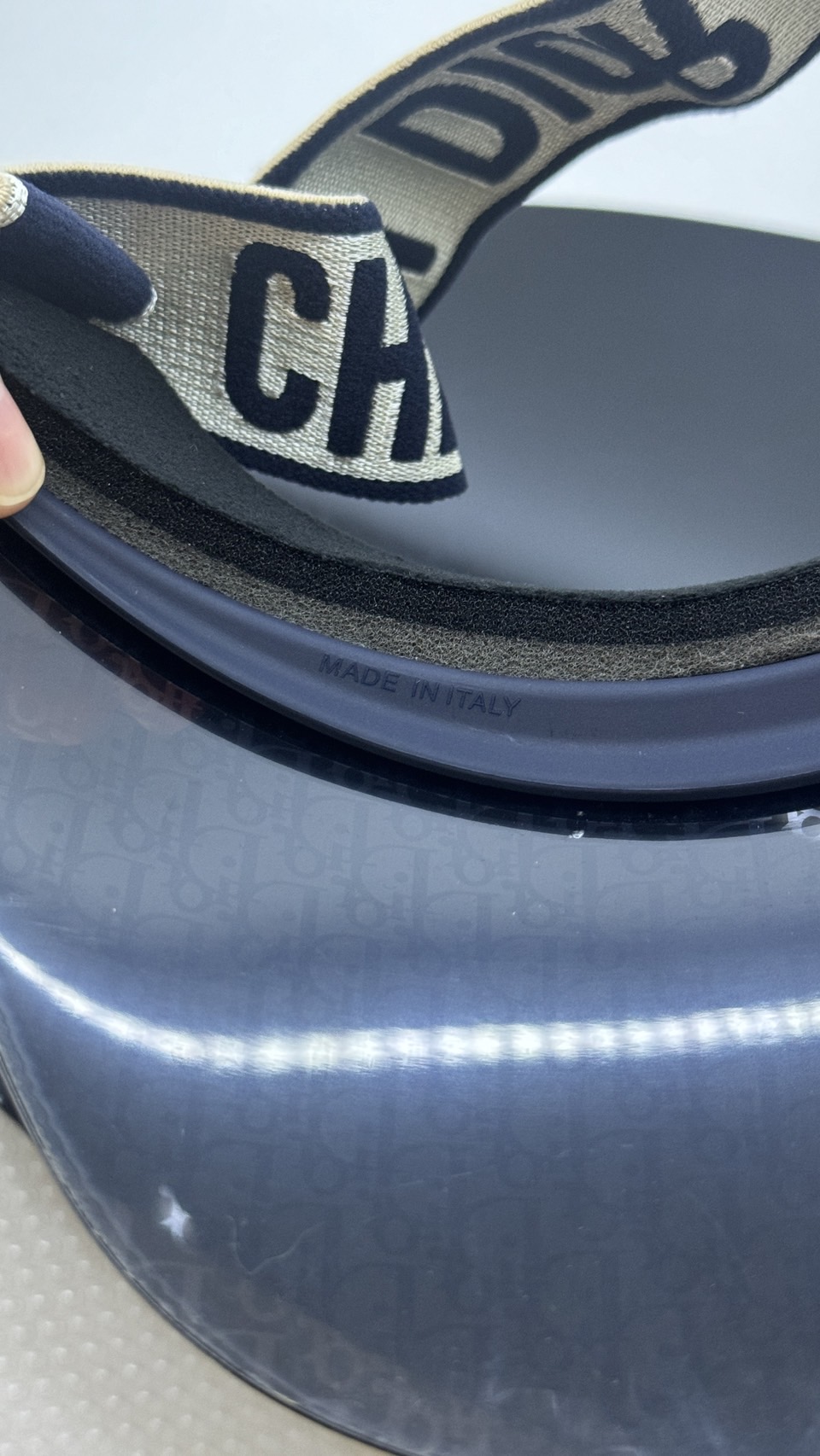 พร้อมส่ง 2สี DiorClub V1U Oblique Visor / Dior oblique visor hat หมวกสไตส์สปอร์ตดิออร์ เกรดออริ สลับแท้ 1:1 ใช้ต่างประเทศได้