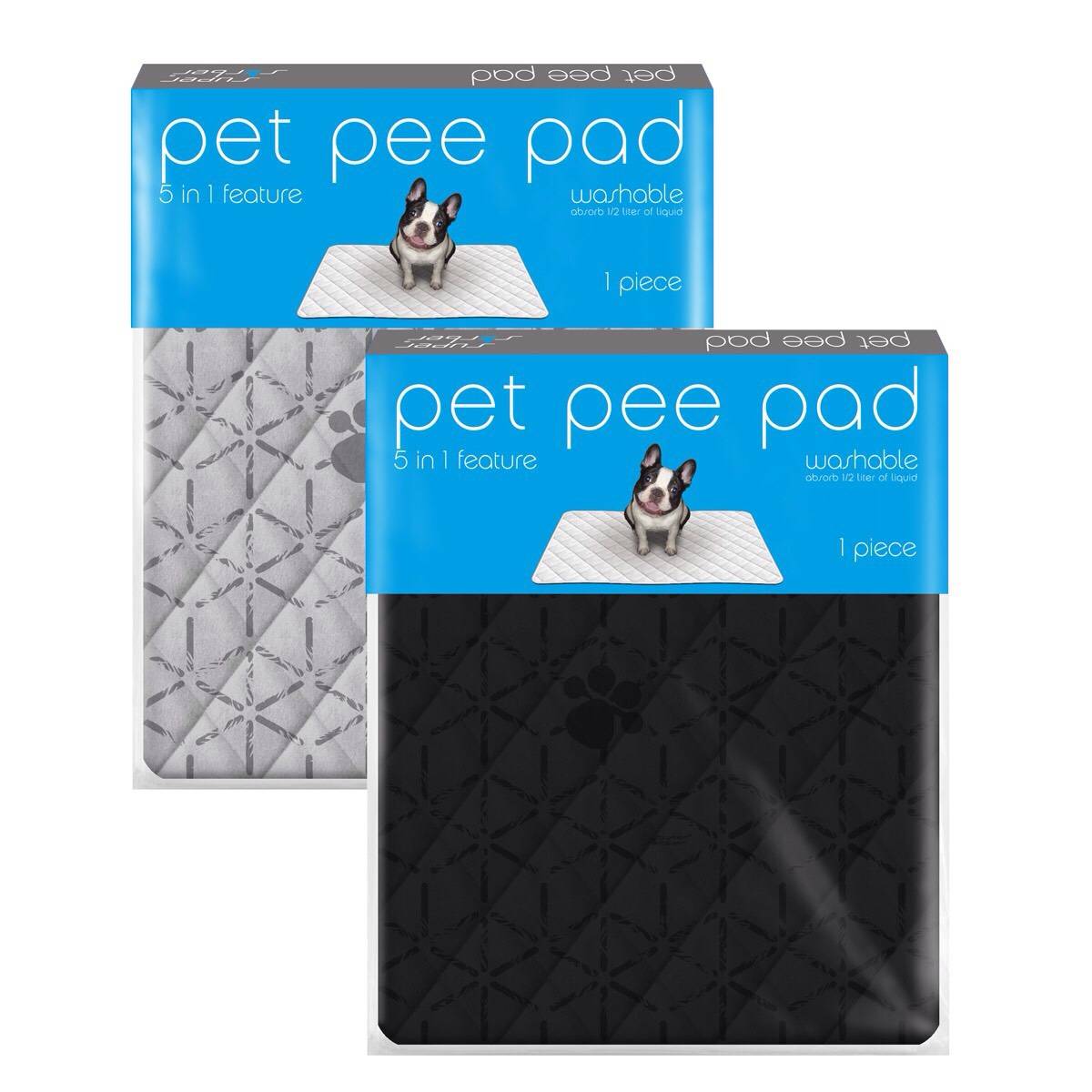 แผ่นรองฉี่แบบซักได้ สำหรับสัตว์เลี้ยง แบรนด์ Pet Pee Pad M40*60 จำนวน 1 ผืน