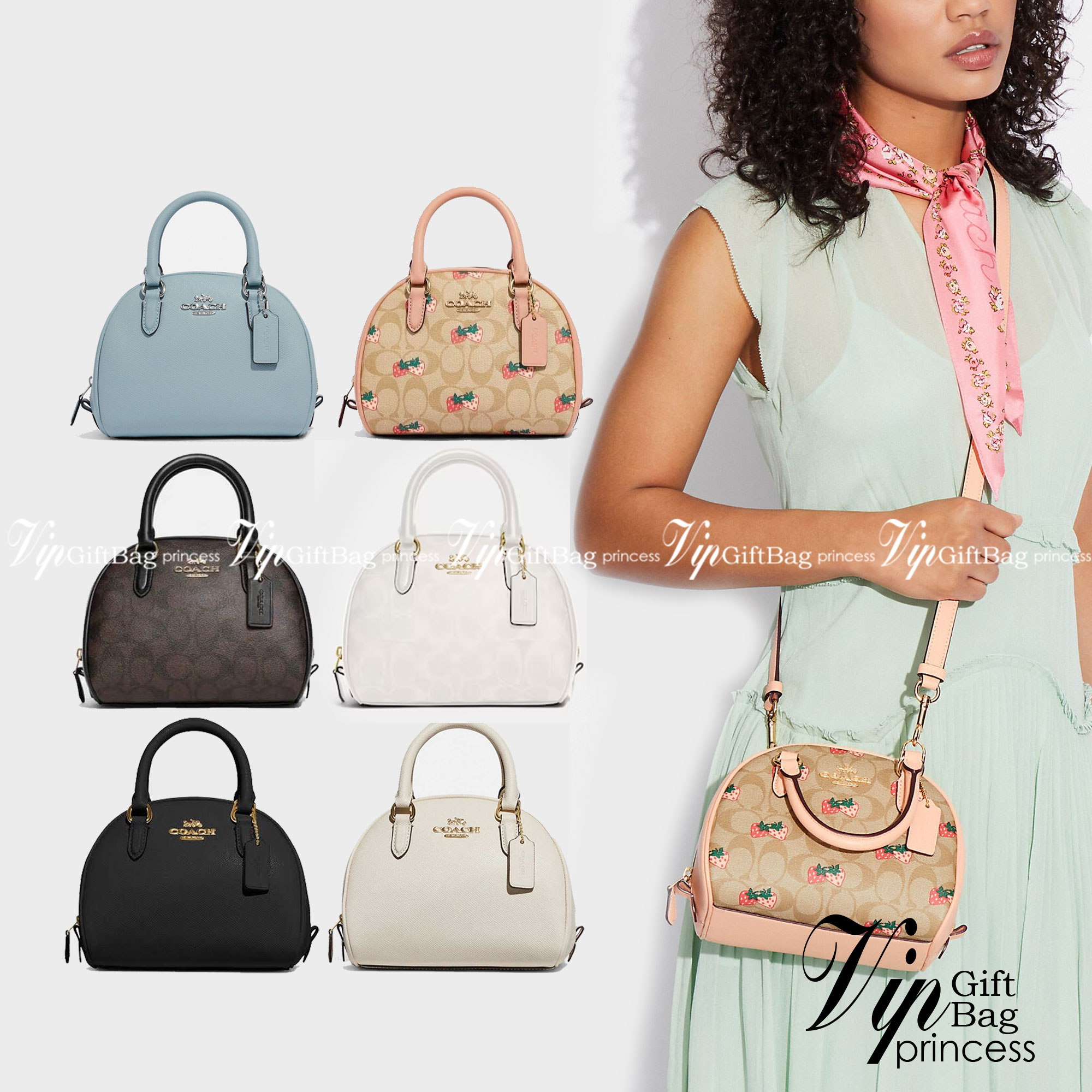 COACH SYDNEY SATCHEL BAG CA202 CA591 CB596 ใหม่ล่าสุด กับคอลที่สาวๆต้องหลงรัก กระเป๋าสะพายทรง satchel ที่มีรูปทรงดึงดูดสายตา สวยแรกเห็น วัสดุหนัง crossgrain พร้อมหูจับในตัว เปิด-ปิดด้วยซิป ภายในโล่งกว้าง ขนาดกำลังดี มีสายครอสให้ ปรับได้ตามชอบ ใบจริงลูกคุณ