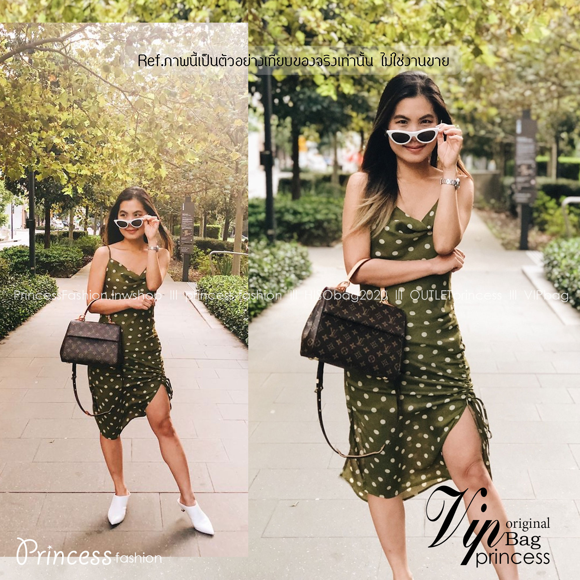 LV Cluny BB Monogram Handbag กระเป๋าสะพายลายโมโนแกรมทรงสวยเหนือกาลเวลา เป็นอีกรุ่นที่ขายดีมาก เกรดออริ 1:1 ใช้งานต่างประเทศได้