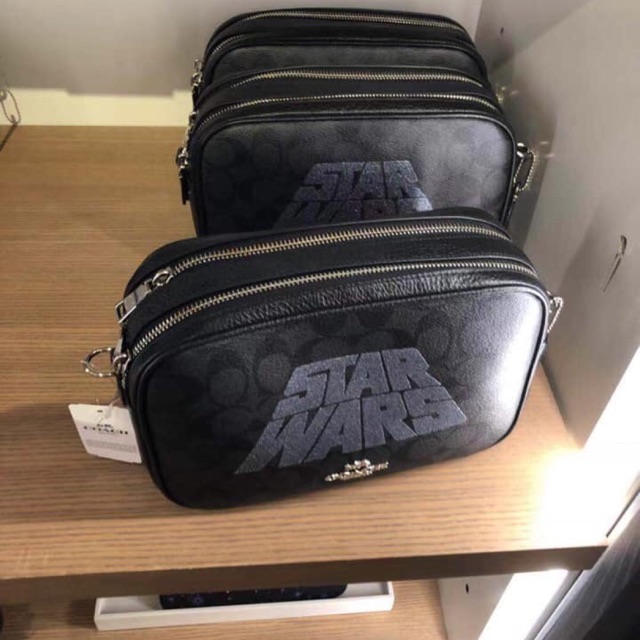 COACH STAR WARS X COACH JES CROSSBODY IN SIGNATURE CANVAS WITH MOTIF (COACH F88009)
