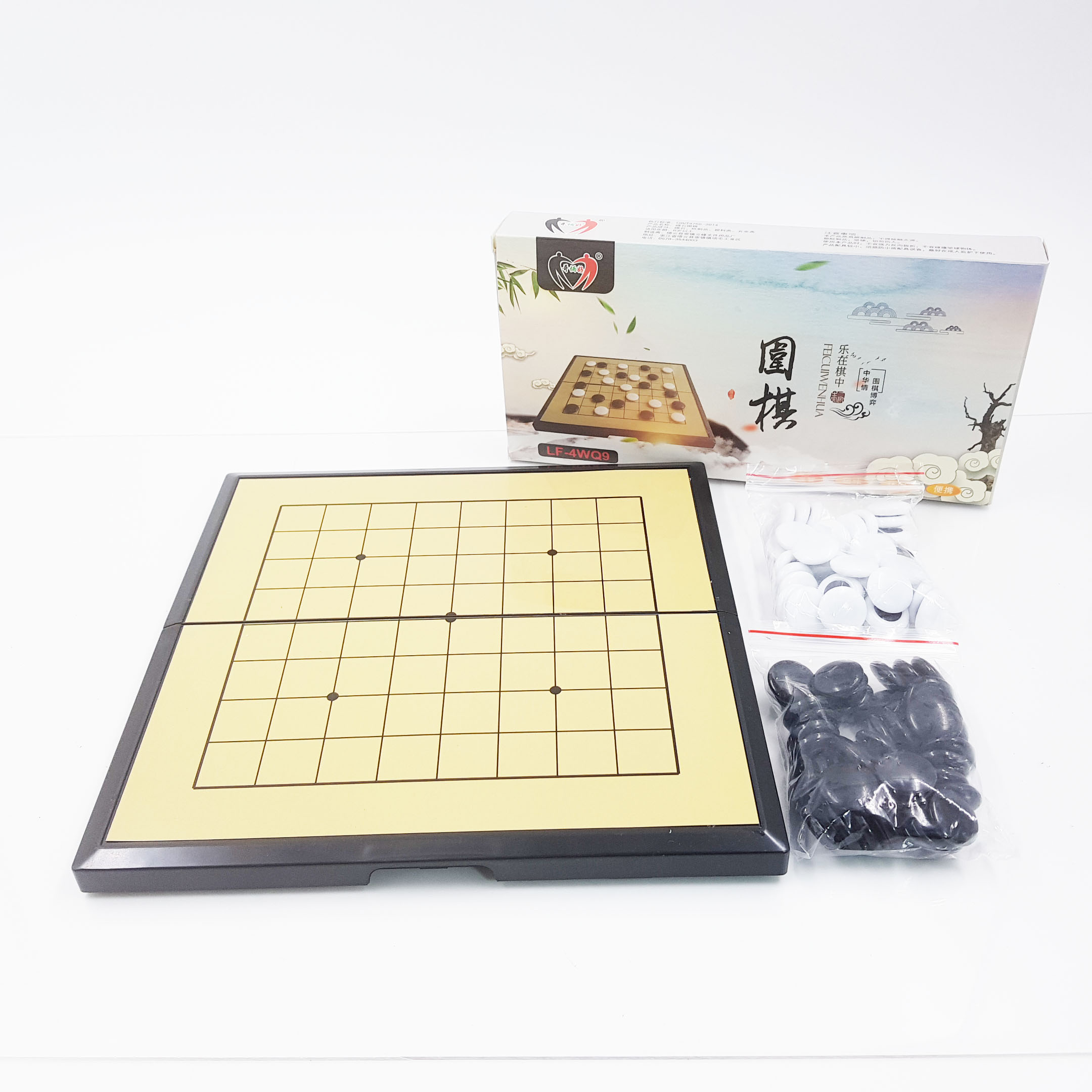 ชุดหมากล้อมแม่เหล็กขนาด9x9เส้น สำหรับมือใหม่