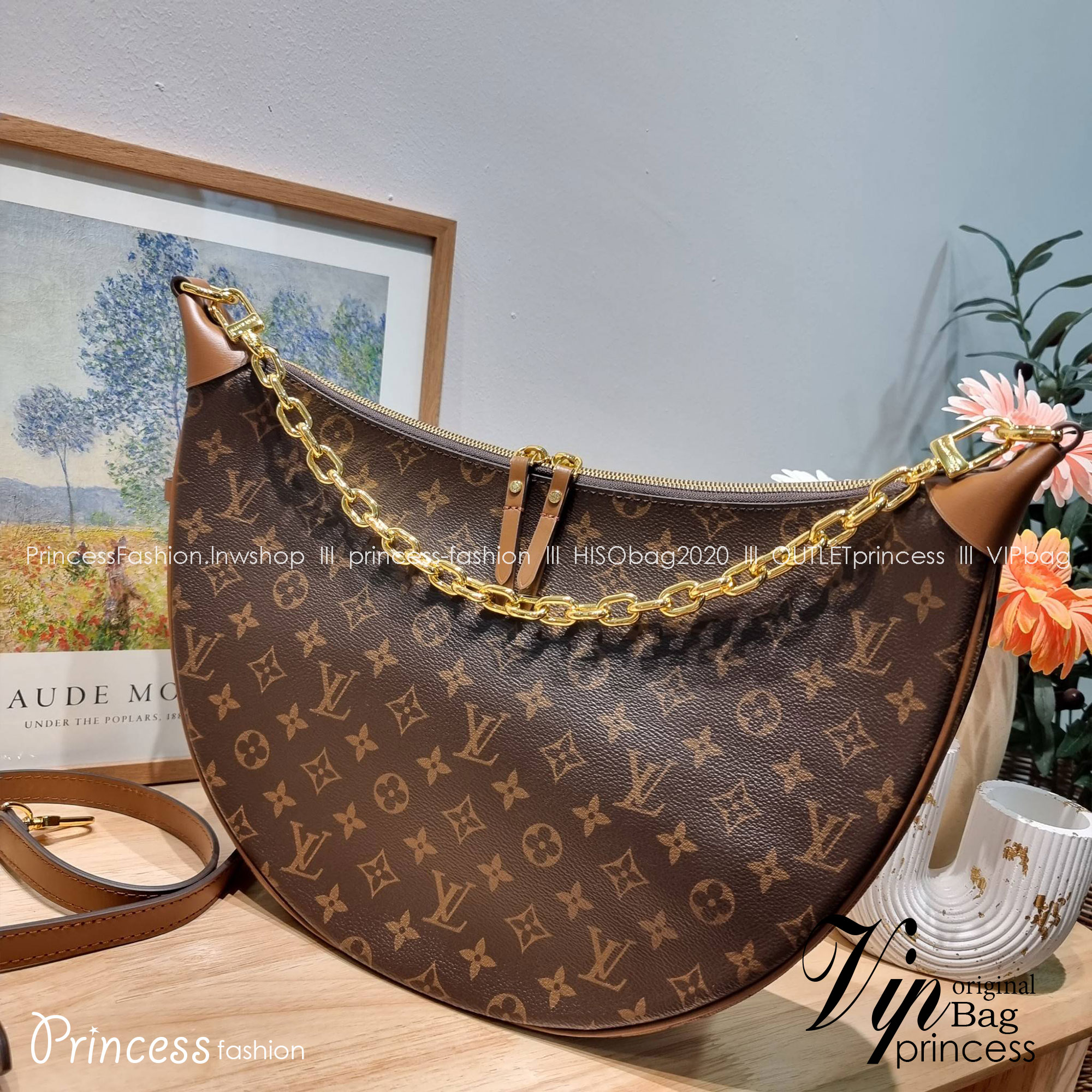 LV loop hobo bag / LV boulogne moon shoulder bag สุดยอดเดอะเบสท์ไอเท็ม กับขนาดใหม่ ใหญ่จุๆ กับกระเป๋าสะพายทรงบาแกตต์ สวยหรู
