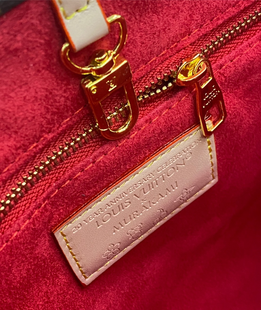 ORI | LV x TM OnTheGo BB Tote Bag กระเป๋าทรงโท้ทไซส์เล็กหนังแท้แคนวาสแท้ คอลใหม่พิมพ์ลาย Murakami สีสันสดใส