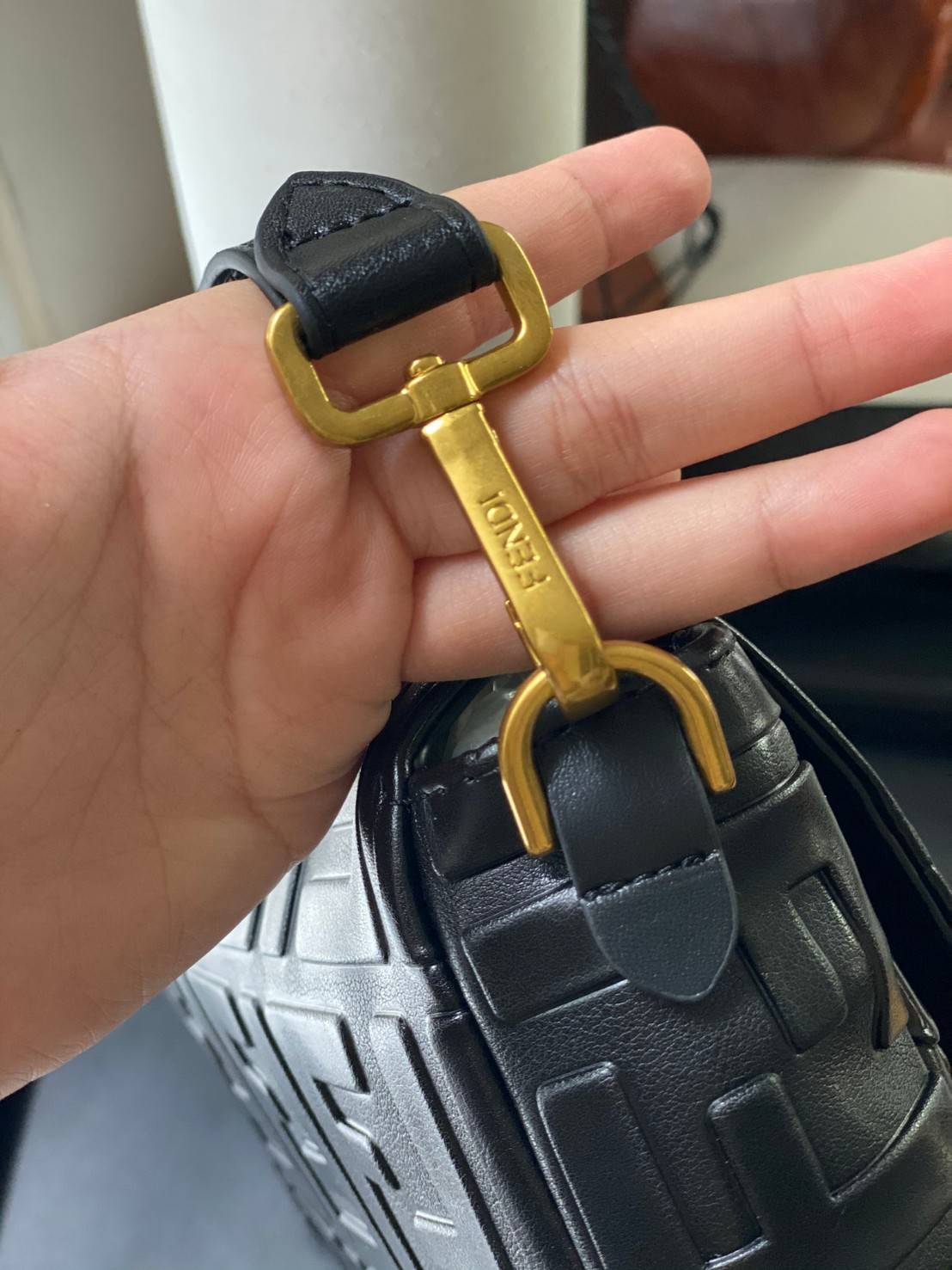 พรีเมี่ยมกิ๊ฟแท้ 100% 】หนังแท้ FENDI Baguette Shoulder Bag จุของได้เยอะมากก