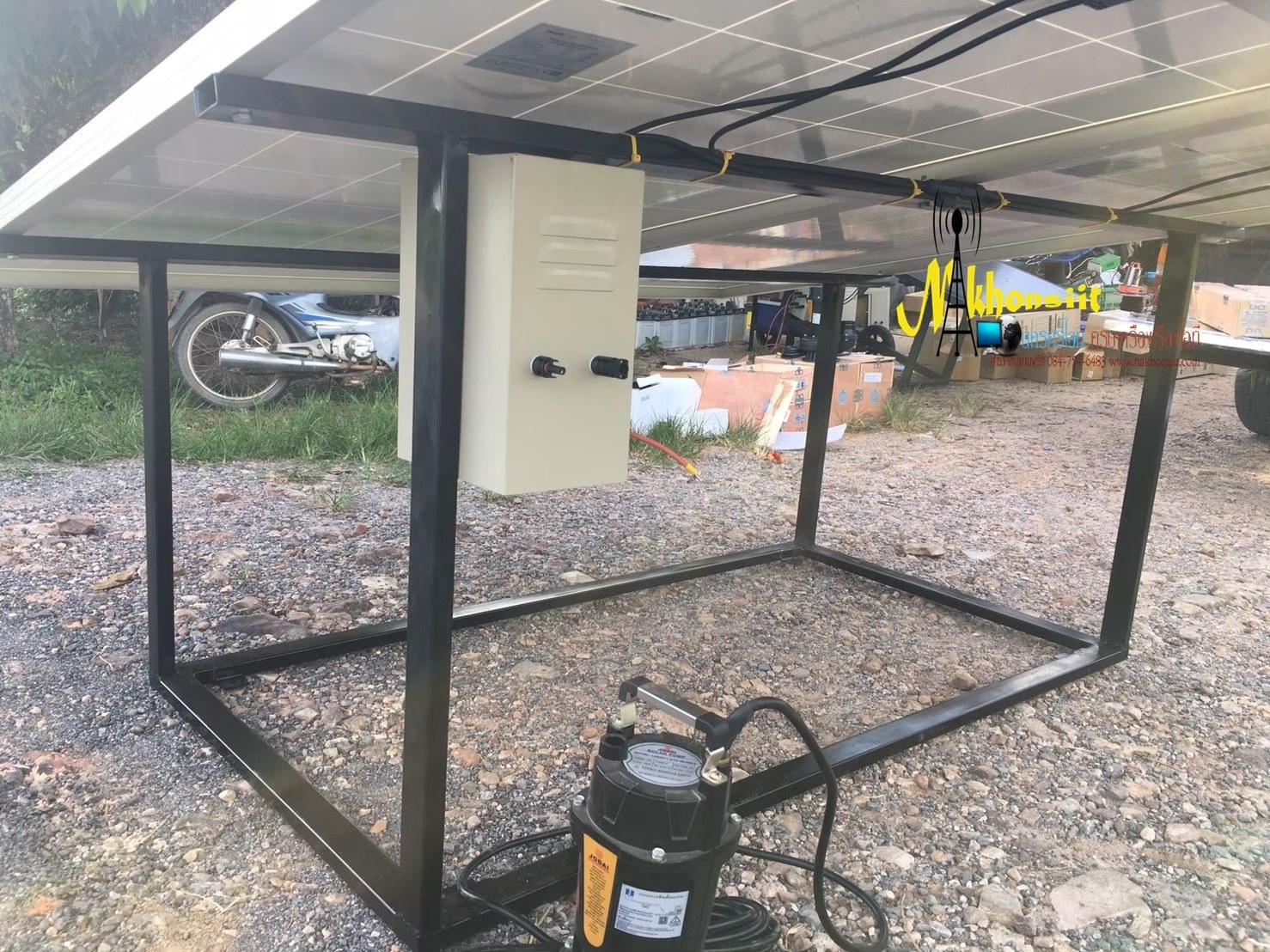 ชุด Solar Pum ปั้มจุ่ม 2 นิ้ว สำหรับงานเกษตร สูบน้ำเข้าสวนปาล์ม สวนผลไม้