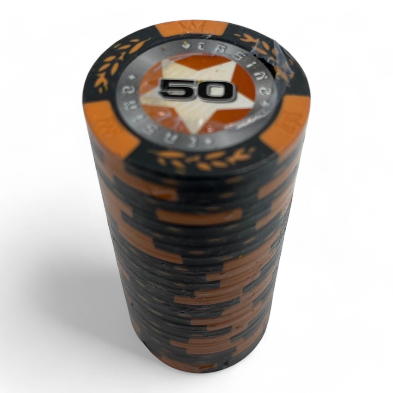 ชิปโป๊กเกอร์เกรดพรีเมี่ยมCASINO แบบแยกเหรียญ น้ำหนัก14g.(Chip poker)