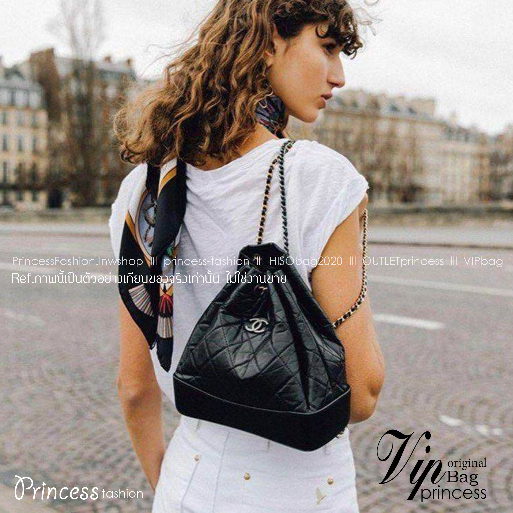 Chanel gabrielle backpack ไอเท็ม best seller กับรุ่นสุดปังในรูปแบบกระเป๋าเป้ ดีไซน์หรูคลาสสิค สายสะพายในตัวรูดปากกระเป๋าเก็บทรงได้ หรือจะรูดด้านหน้ายาวสุด