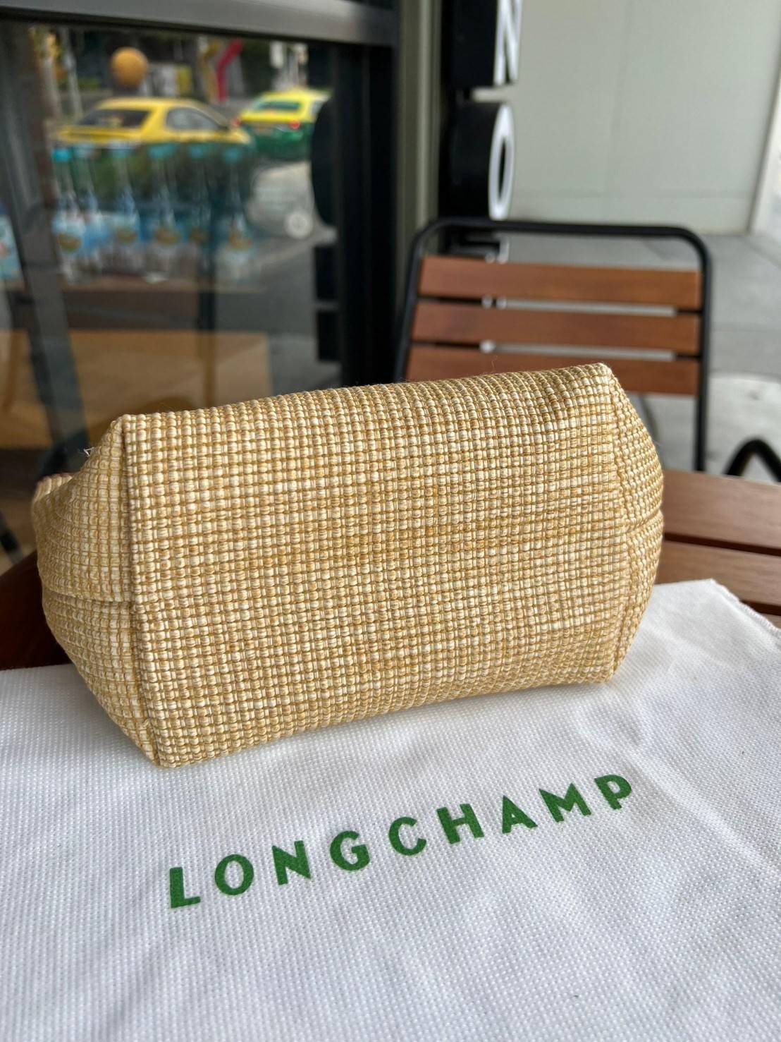 Longchamp Le Pliage Paris-St Tropez Handtasche มาแร้ววววใหม่ล่าสุดนุ้งมินิ ตัลร๊ากกก วัสดุสาน ด้านหน้าปักโลโก้ม้าอันเป็นสัญลักษณ์ของแบรนด์ ทนทานแข็งแรง ใบมินิ น้ำหนักเบา จุของได้เยอะ ใส่กระเป๋าตังค์ โทรศัพท์ iphone+ ได้ ภายในโล่ง มีสายสะพายไหล่ Crossbody 