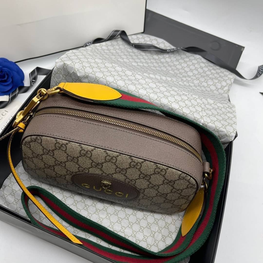 VIP 】หนังแท้ GUCCI Neo Vintage GG Supreme messenger bag พร้อมส่งที่ไทย งานมาพร้อมกล่องครบเซ็ทสวยมากค่ะ