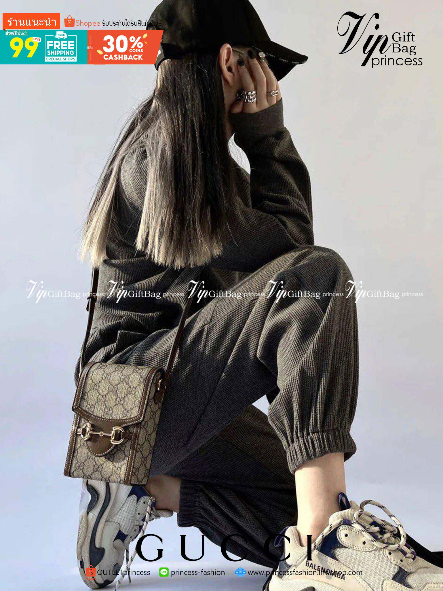 VIP GIFT 】หนังแท้ GUCCI Horsebit 1955 mini bag กระเป๋าสะพาย กระเป๋าใส่โทรศัพท์ งานแฟชั่นคลาสสิก ขอบหนังวัวแท้สีน้ำตาล อะไหล่สวย ดีไซต์สัญลักษณ์วงแหวนตามแบบฉบับ GUCCI มาพร้อมกล่องแบรนด์และสายสะพายยาวที่สามารถปรับระดับได้ พร้อมส่งให้สะพาย สวยๆ กันแล้ววันนี้