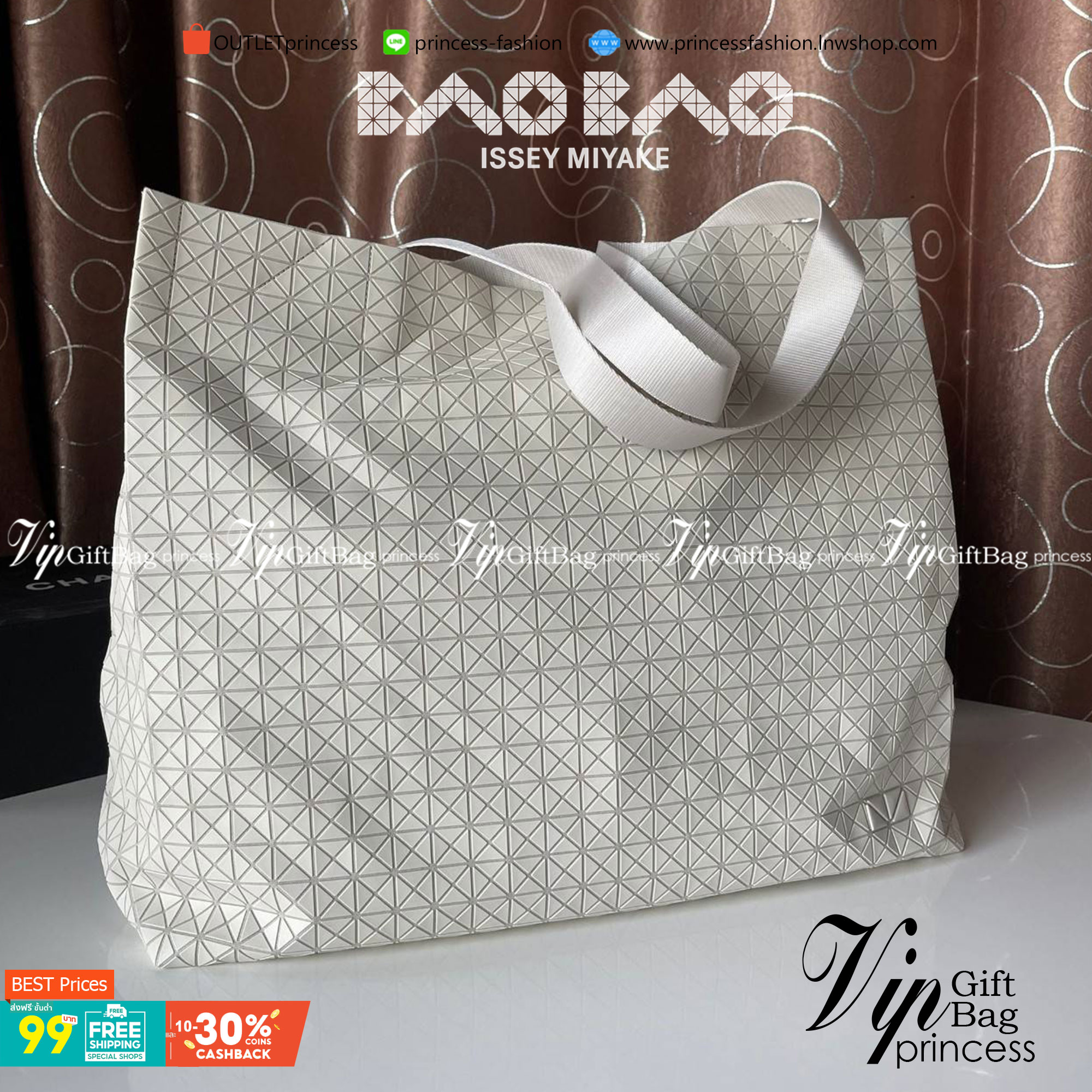 VIP 】Bao Bao Issey Miyake Cart Tote Bag พร้อมส่งที่ไทย รุ่นใหม่ล่าสุด สามารถใช้ได้ทั้งผู้หญิงกับผู้ชาย เบาสบายจุของได้เยอะสามารถทนทานต่อน้ำหนักได้สูงใช้งานได้ยาวๆเลยค่ะ