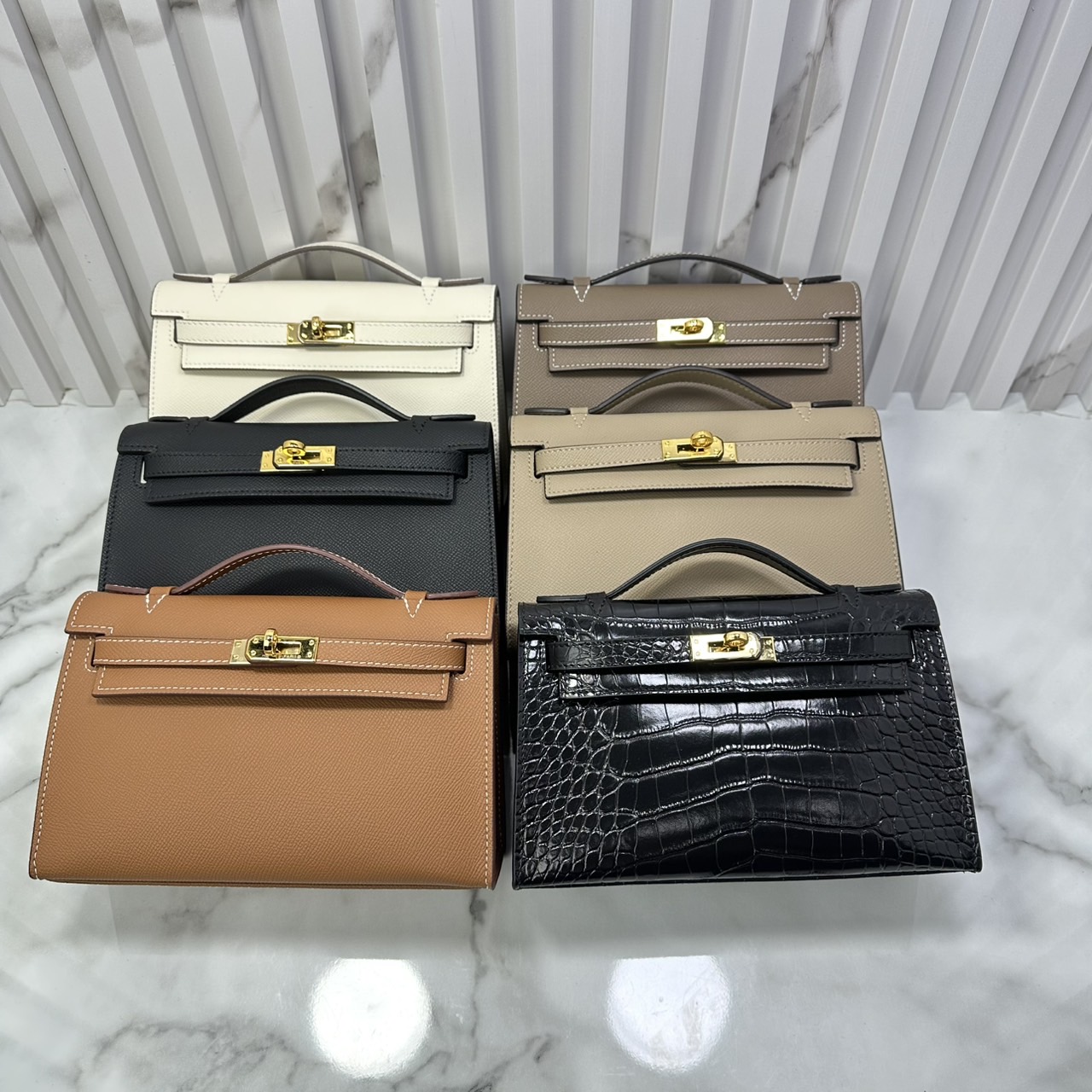 ORI หนังแท้ | Hermes Mini Kelly Pochette 20cm จิ๋วแต่แจ๋ว ราคาพุ่งยิ่งกว่าทอง กระเป๋าสะพายที่สุดแห่งหรูหราลัคชู นิยามของความสง่างามเหนือกาลเวลา