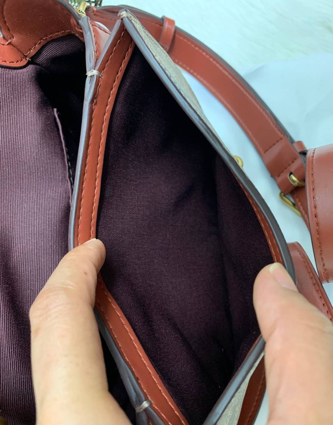 ของแท้ 💯% ได้ไปไม่ผิดหวังแน่นอนค่ะ! 📌Limited edition!! COACH REXY X GUANG YU CROSBODY BAG ((1501))