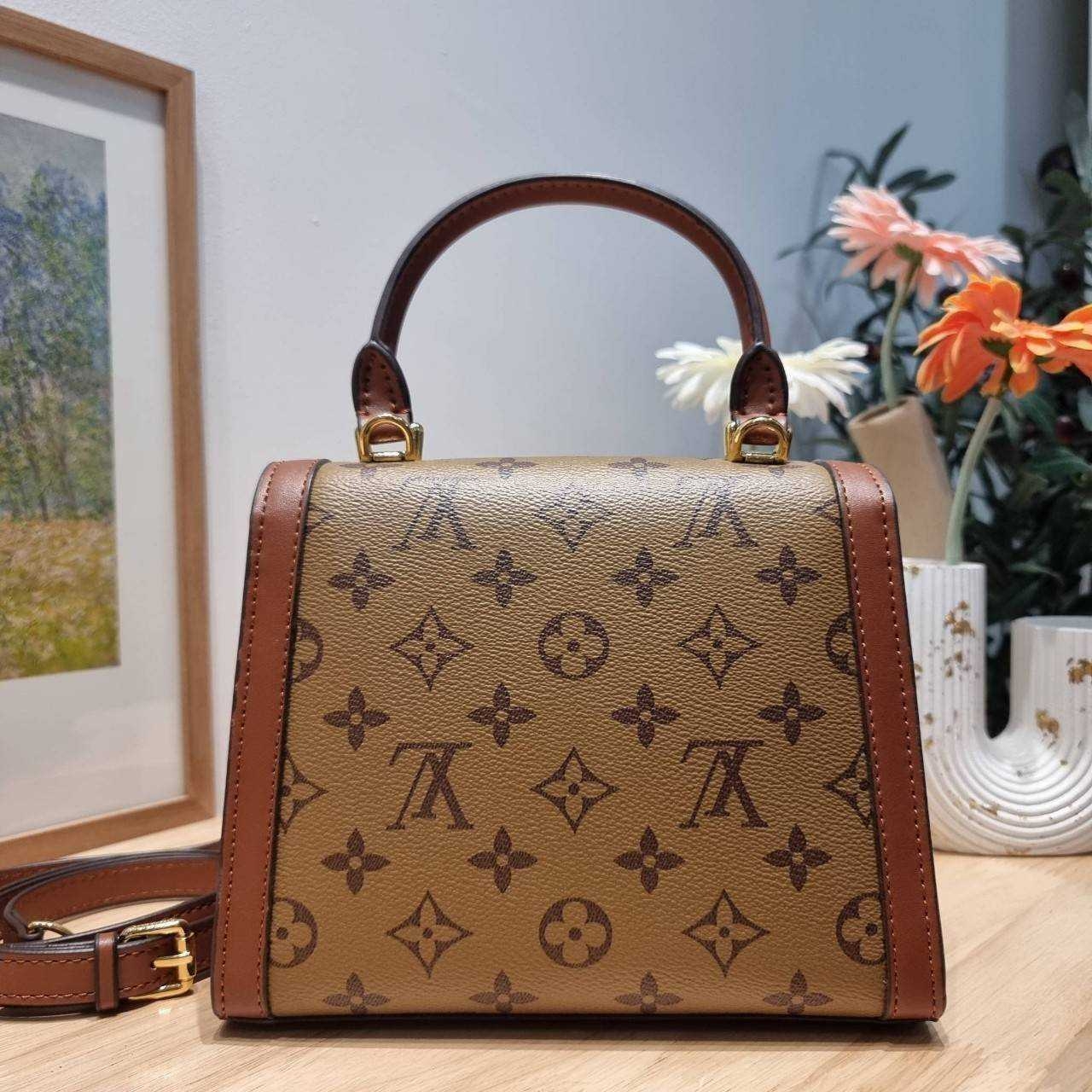 LV dauphine capitale bag กระเป๋าสะพายลุคคุณนาย ในราคาจับต้องได้ สวยทุกมุมจริงๆ เกรดวีไอพี ไฮเอน 1:1