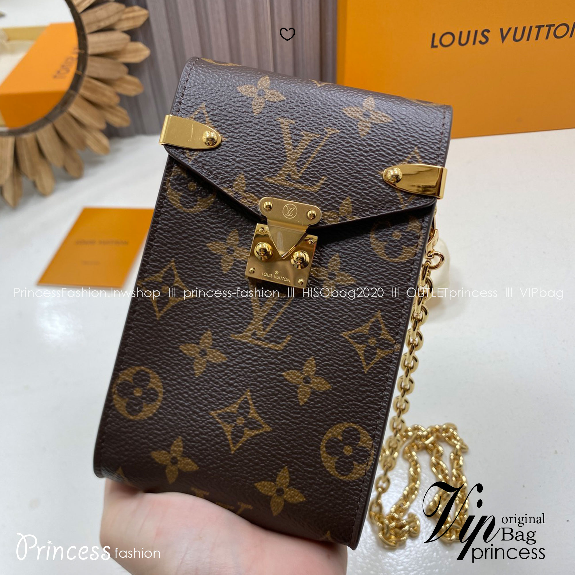 ORI หนังแท้ | LV Phone Pouch Métis Bag กระเป๋าสะพายใส่โทรศัพท์ ดีไซน์ที่รังสรรค์อย่างพิถีพิถันด้วย Monogram Canvas ชิ้นเดียว ยกระดับด้วยฮาร์ดแวร์โทนสีทอง