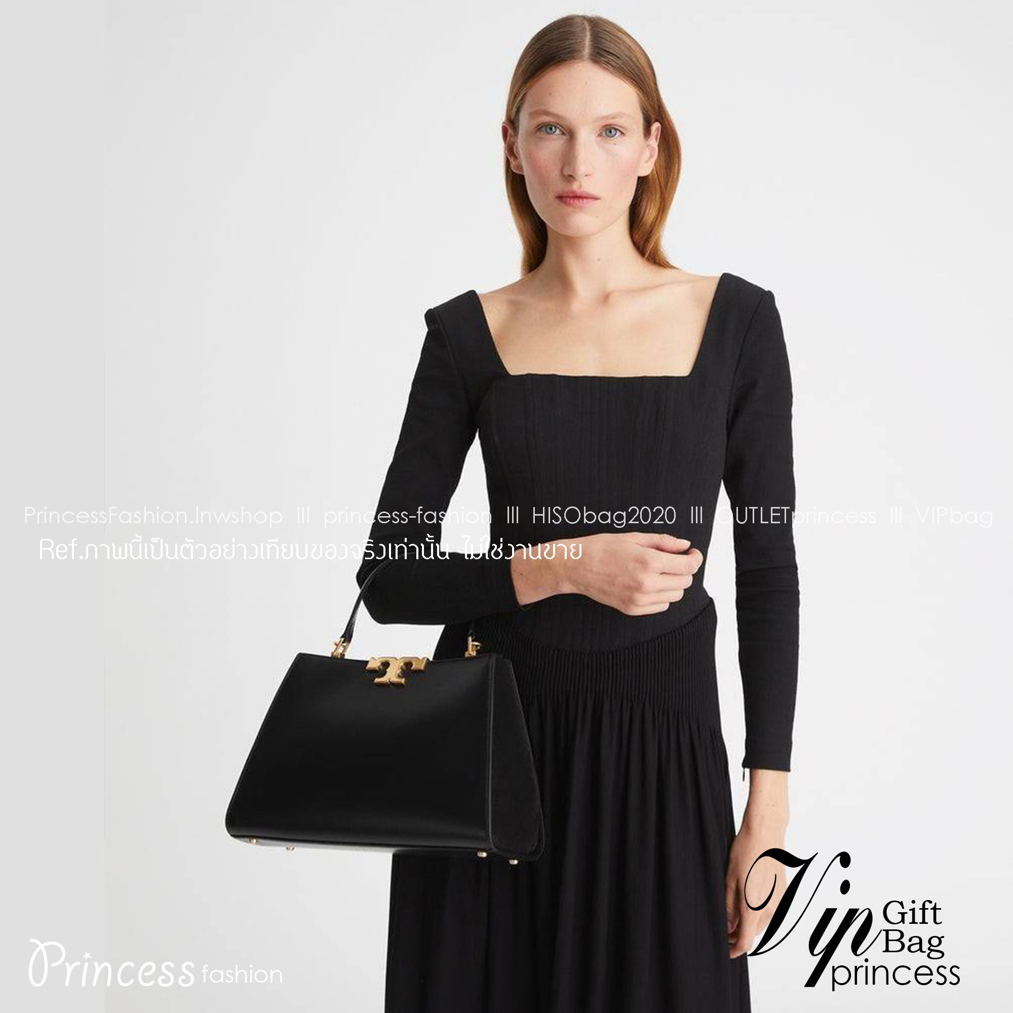 TORY BURCH ELEANOR SPAZZOLATO SATCHEL ใหม่และดูดีเกินต้าน กับกระเป๋าถือทรงสวย ใบใหญ่ ดีไซน์ผู้ดีเรียบหรู ถือขับผิวไปเลยทุกสี สวยคม มาพร้อมหูจับในตัว