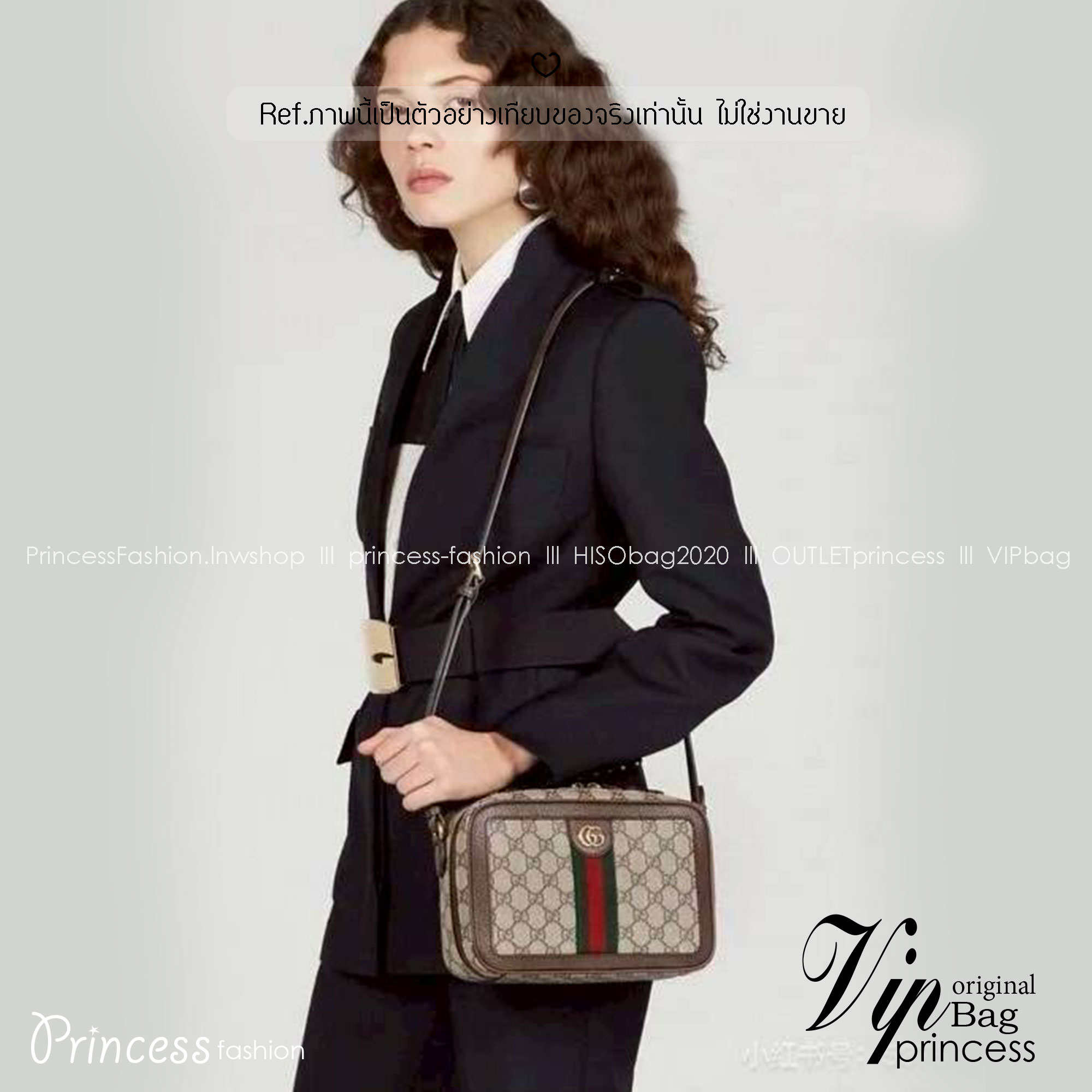 Gucci Ophidia trunk shoulder bag กระเป๋าทรงสะพายทรงแมสเซ็นเจอร์ขนาดกะทัดรัด ทรงกล่องสวยคลาสสิค ดีไซน์แถบคาดโดดเด่น สวย หรู โดดเด่นด้วยแถบสีเขียวแดงเป็นเอกลักษณ์ ใบนี้แมทช์ได้กับทุกลุค