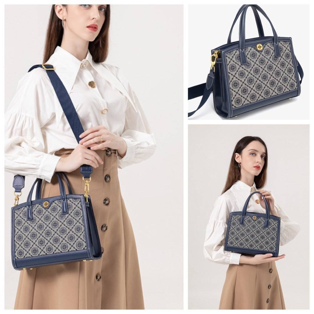 Tory burch T monograme Walker small sacthel คอลเลกชั่นนี้เป็นกระเป๋าที่ตอบโจทย์สาววัยทำงานอย่างมาก ใช้เป็น Everyday Bag สำหรับสาว ๆ เหมาะกับการใช้งานทุกช่วงเวลา ลวดลายของ T Monogram สุดคลาสสิก ตกแต่งขอบด้วยหนัง ยังจุของได้เยอะตอบโจทย์สาว ๆ ที่มีของใช้ส่วน