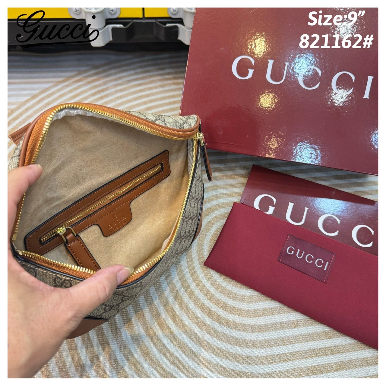 GUCCI GG Emblem medium belt bag กระเป๋าคาดอก/คาดเอวปรับโฉมใหม่ สวยสง่างาม สปอร์ตและเท่กว่าเดิม แต่ยังคงความคลาสสิค