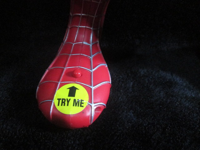 Spiderman 3 Movie talking & moves spiderman figure 16" ของเล่นของสะสมมือสอง