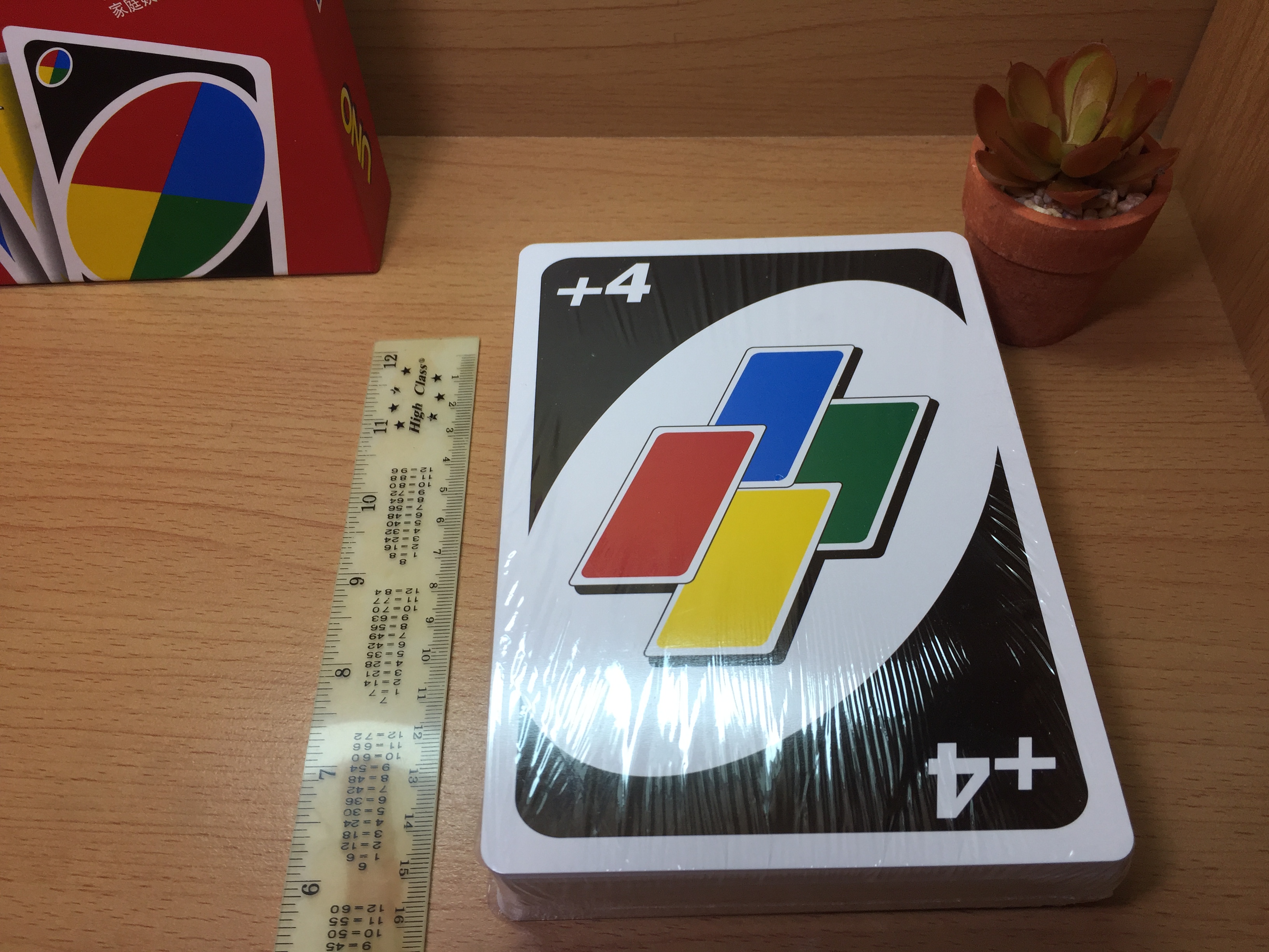 UNO อูโน่เกมต่อสีและอักษร(ไซส์จัมโบ้)