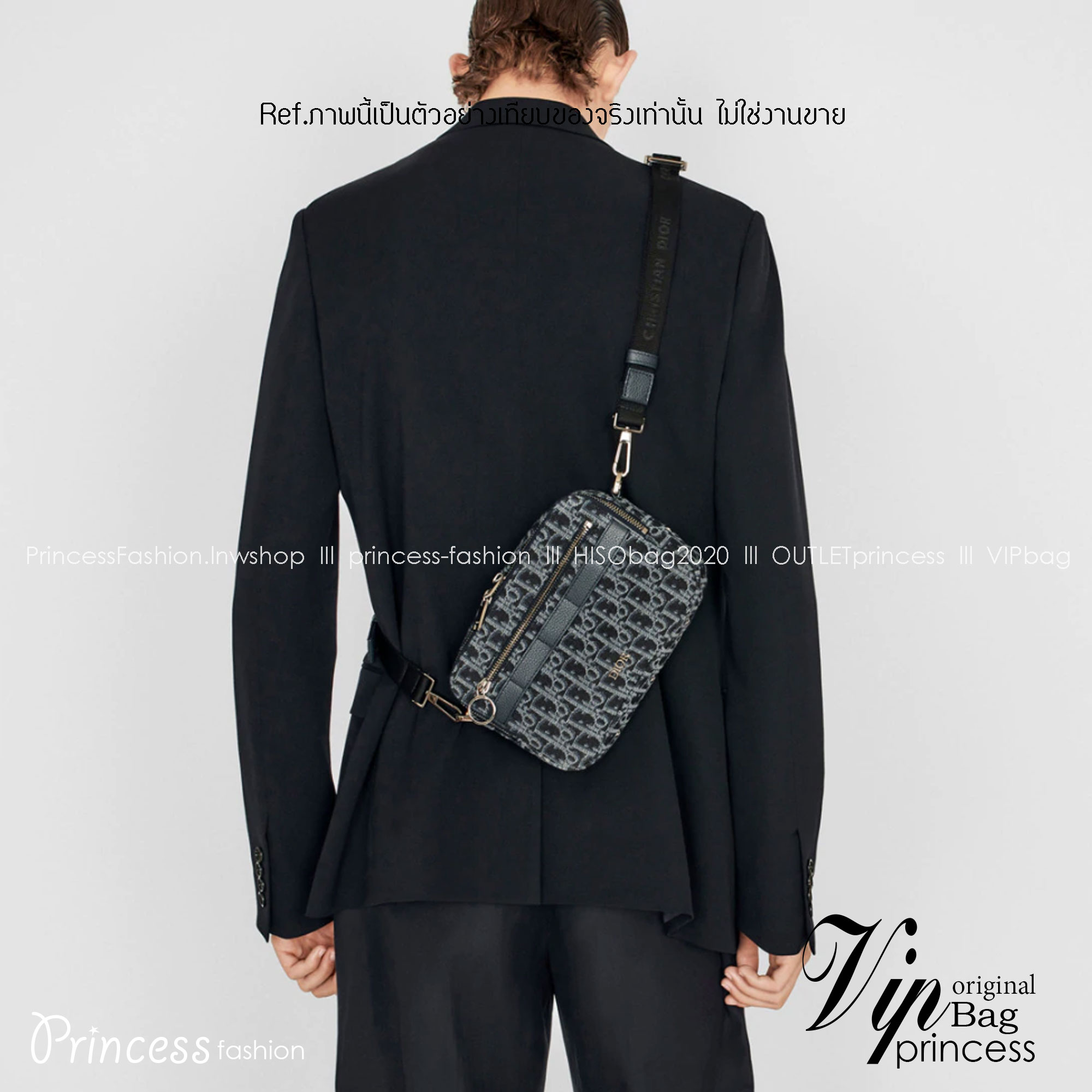 Dior Safari Square Oblique Messenger Bag / DIOR SAFARI MESSENGER OBLIQUE พร้อมส่ง กระเป๋าสะพายทรงแมสเซ็นเจอร์ ที่หนุ่มๆไม่ควรพลาด สวยหรูหราเป็นเอกลักษณ์แบรนด์ **สินค้าเกรดท็อปออริจินอล 1:1 สลับแท้ เกรดดีสุด ใช้งานต่างประเทศได้