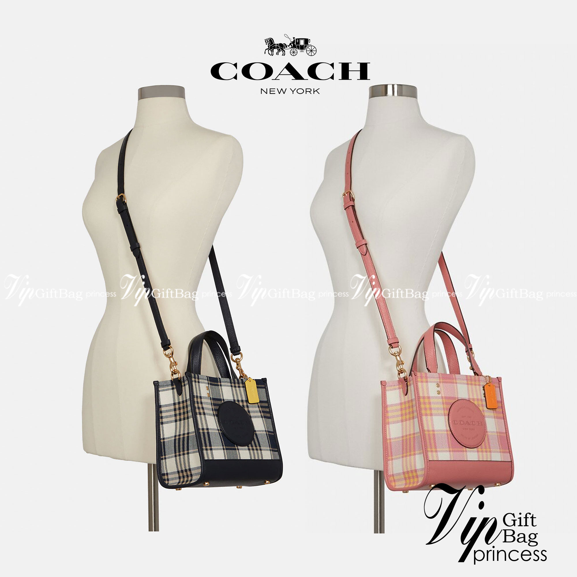 COACH C8198 DEMPSEY TOTE 22 WITH GARDEN PLAID PRINT AND COACH PATCH คอลใหม่สุดคิ้วท์ หวานๆใสๆ น่ารักชะมัด!! ดีไซน์ลายสก็อต เหมาะกับฟีลลิ่งปิคนิคเป็นที่สุด กระเป๋าทรงโท้ท ไซส์กำลังสวย ฟังก์ชั่นการใช้งานก็สะดวกที่สุด มีทั้งสายคล้องในตัว และสายครอสบอดี้ วัสด
