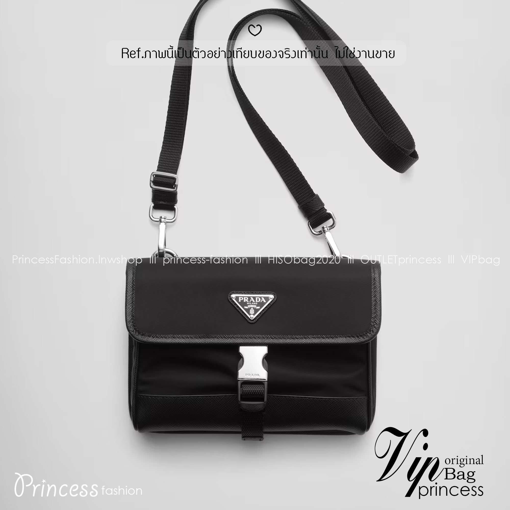 PRADA Re-Nylon and Saffiano leather smartphone case / PRADA Crossbody Nylon Men Bag กระเป๋าสะพายใบกะทัดรัด เป็นใบที่ท่านชายควรมีมาก งานสวยเท่ห์ ใช้ได้ทั้งชายหญิง เหมาะกับ everyday look มากๆค่ะ