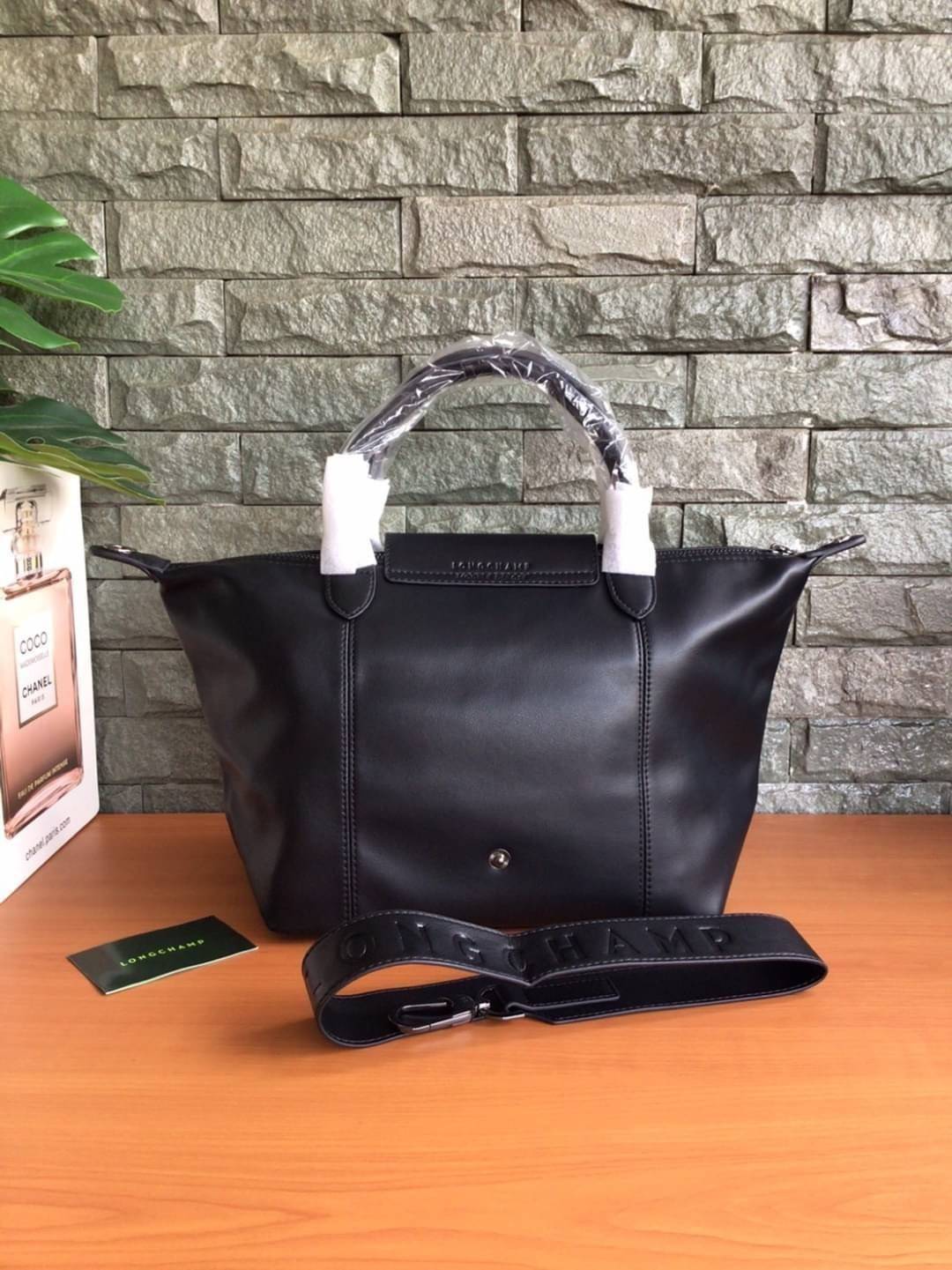 ของแท้ LONGCHAMP LE PLIAGE CUIR TOP HANDLE BAG S รุ่น 1512 กระเป๋าถือขนาดกำลังดี วัสดุหนังแกะ Metis