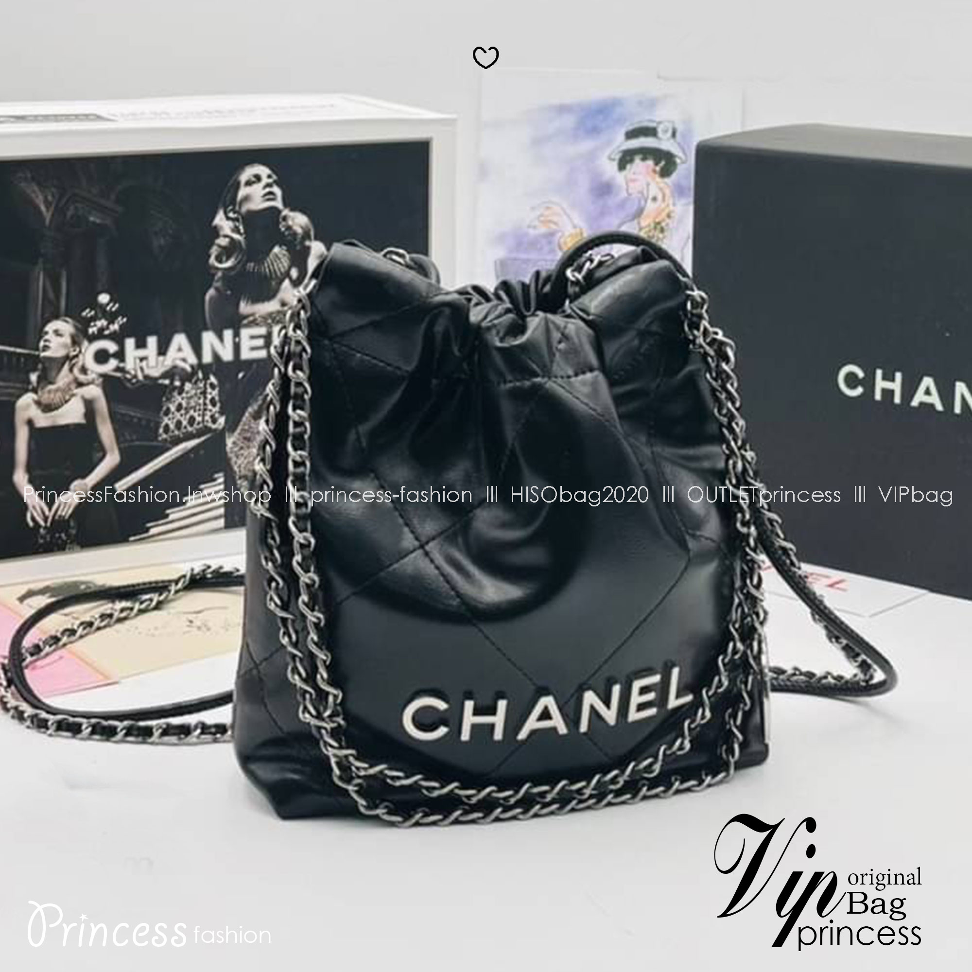 CHANEL 22 mini handbag กระเป๋าสะพายไซส์มินิ น่ารักน่าใช้ สวยเกินต้านที่สุดกับไอเท็มนี้ ที่สาวๆหรือใครๆก็ต้องมีแล้วค่า!! มาในไซส์มินิ น่ารักจริงจัง!! แค่เห็นก็หลงรัก