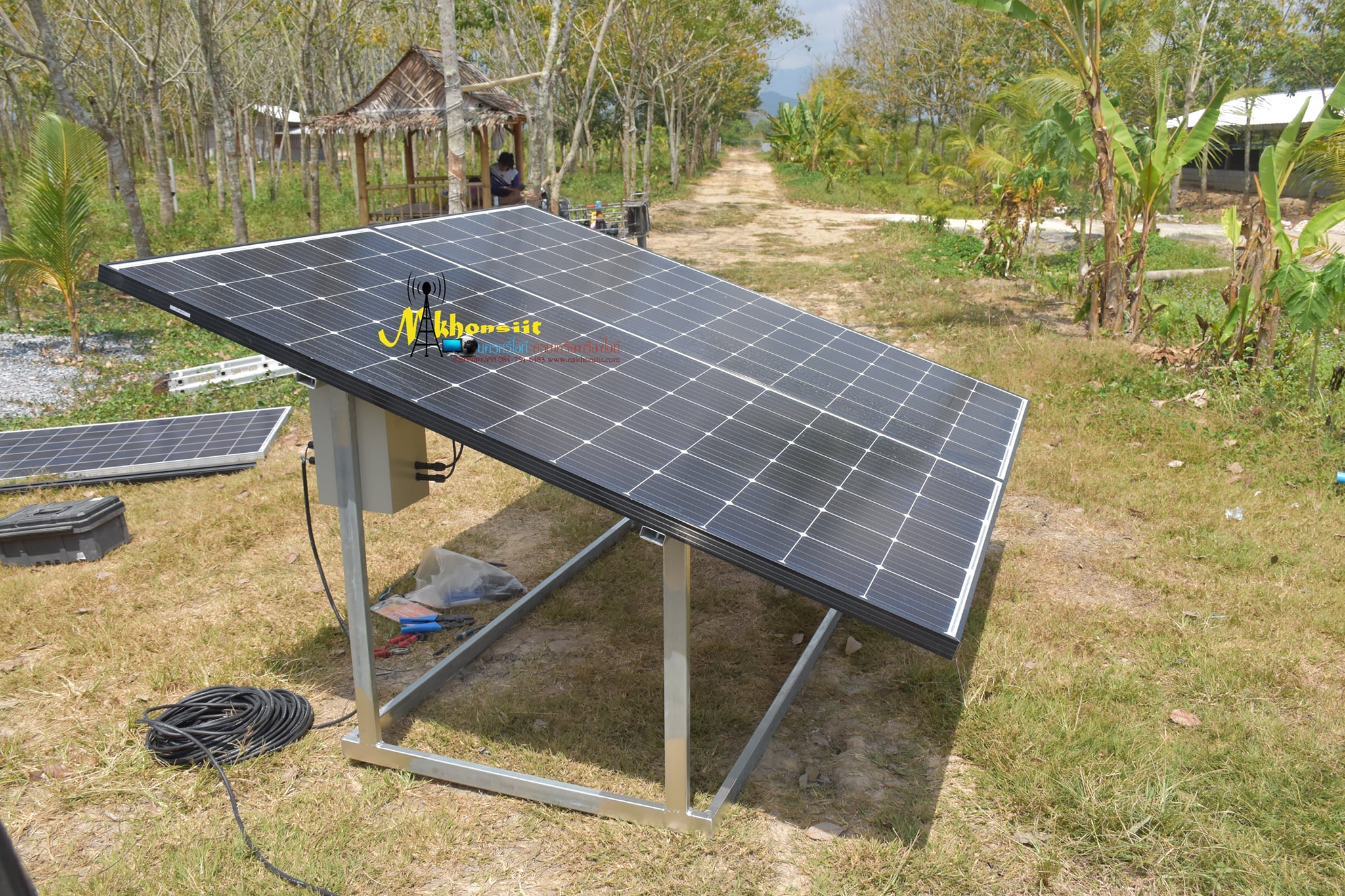 ชุด Solar Pum ปั้มจุ่ม 2 นิ้ว สำหรับงานเกษตร สูบน้ำเข้าสวนปาล์ม สวนผลไม้