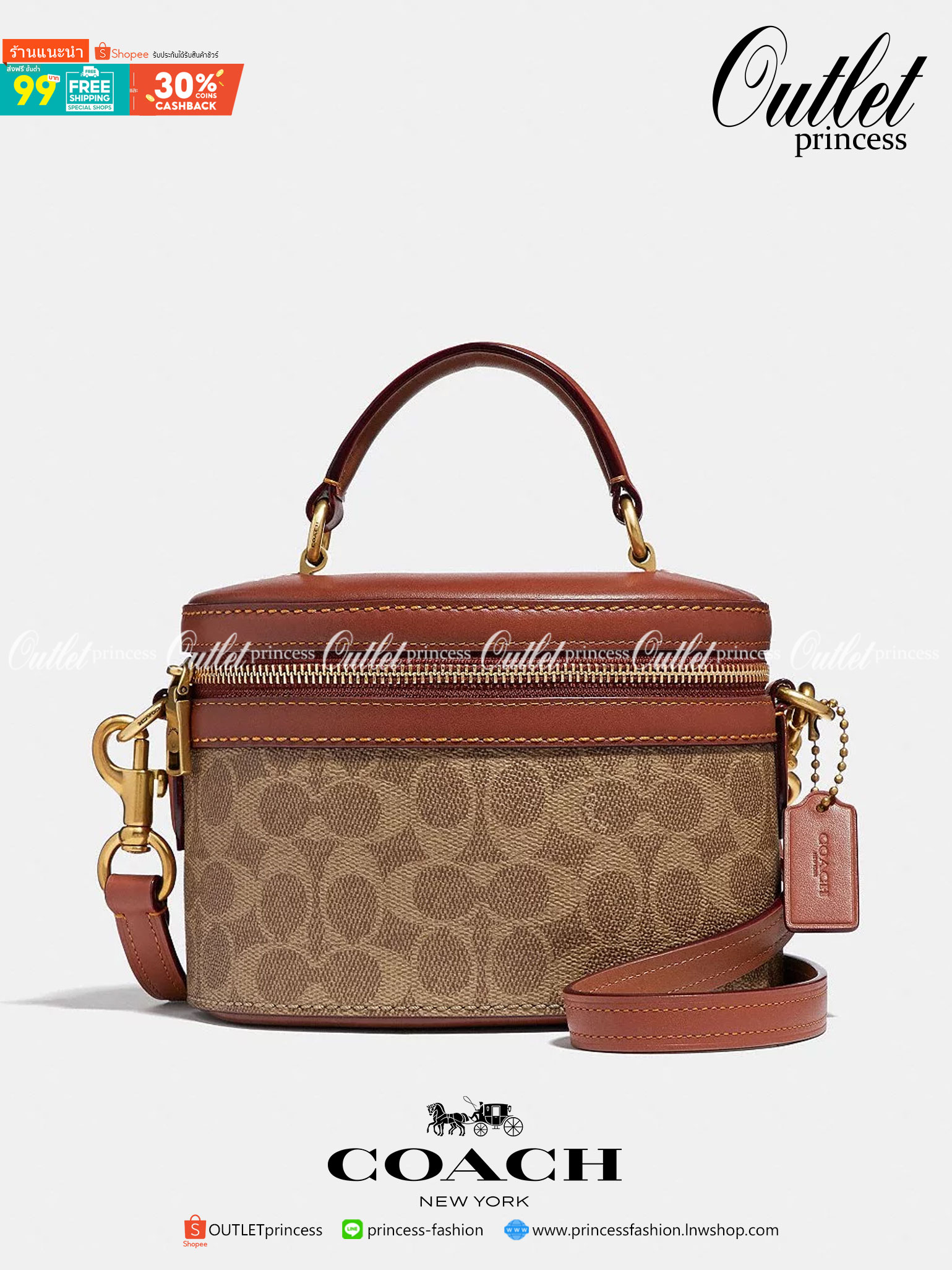 Coach Selena Trail Signature Bag กระเป๋าทรงกล่องใหม่ล่าสุด ภายในกว้าง ใส่ของได้จำนวนมาก มาพร้อมสายสะพายcrossbody ที่สามารถปรับระดับได้ ใครยังไม่มีห้ามพลาดแล้วนะคะ สามารถสะพายไปทำงาน หรือไปเที่ยวชิวๆเก๋ๆ