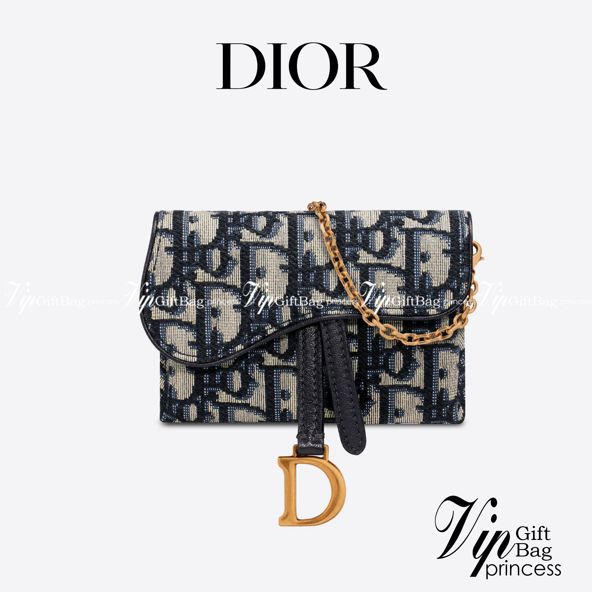 ORI Dior Saddle Nano Pouch / Dior Oblique Jacquard พร้อมส่งที่ไทย ภาพสินค้าถ่ายจากงานขายจริง ใช้งานต่างประเทศได้