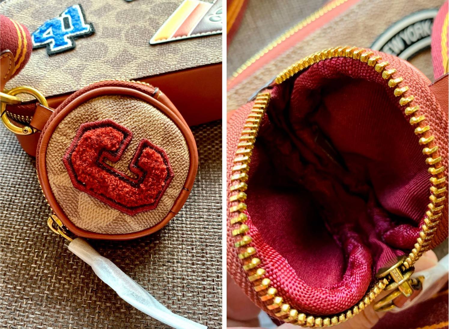 COACH CHARTER SLIM CROSSBODY IN SIGNATURE CANVAS WITH PATCHES ((C6744)) 📌พร้อมส่งที่ไทย สวยก่อนใครไปเลยยค่าา! 🌈จัดส่งพร้อมกระเป๋าพวงกุญแจแบรนด์แบบมีซิปอีกหนึ่งใบ กระเป๋าสะพายแบบครอสบอดี้ร์ หนังแท้สวย