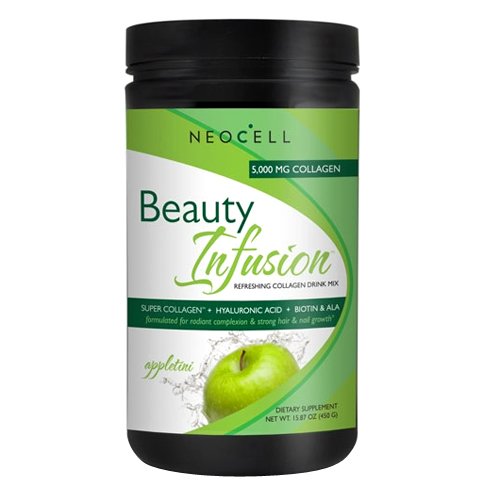 (Pre-order) Neocell Beauty Infusion, Refreshing Collagen Drink Mix, Appletini, 11.64 oz (330 g)