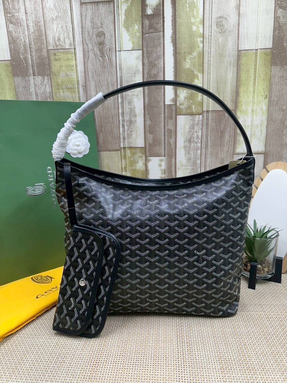 พร้อมส่ง 8 สี ORI หนังแท้ | Goyard Bohème Hobo Bag กระเป๋าสะพายทรงโฮโบ สะท้อนถึงความเบา ความยืดหยุ่น เปิดปิดแบบซิป สะดวกสบายขึ้น