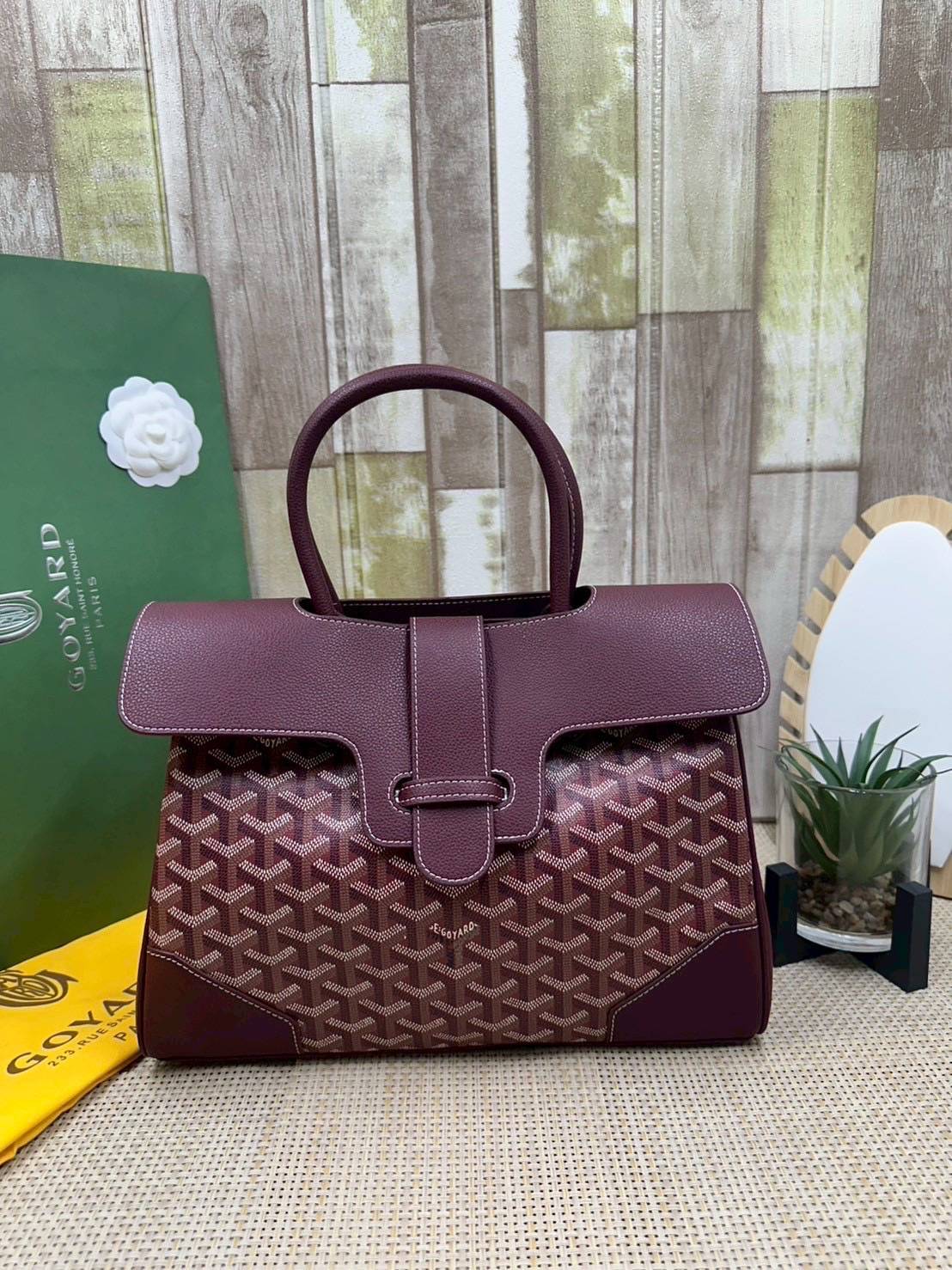 5 สี ORI หนังแท้ | Goyard Saigon Tote Bag กระเป๋าสะพายทรงโท้ท พร้อมหูจับใช้งานง่าย ภายในโล่งกว้าง หรูหราลงตัว