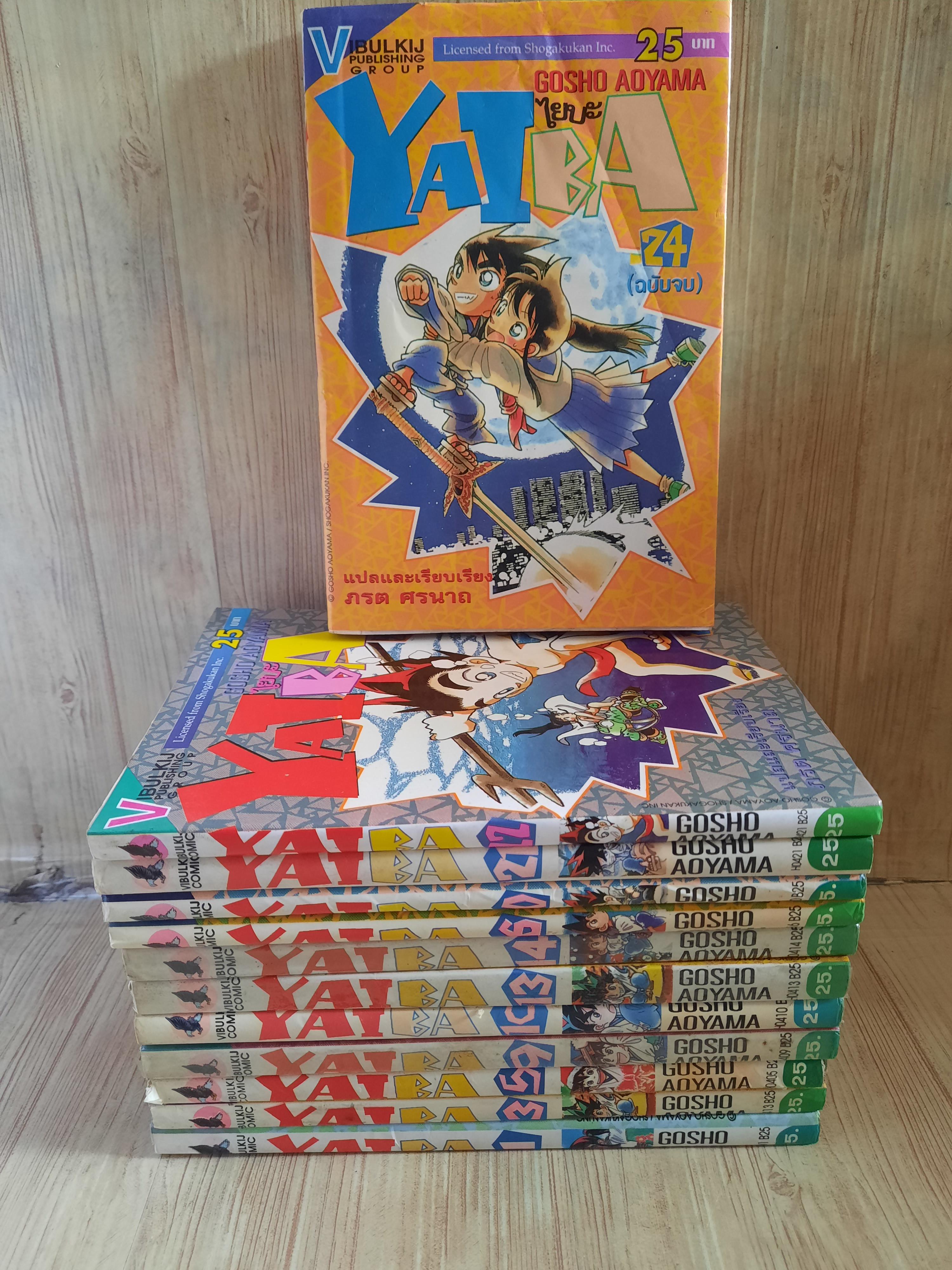 ไยบะ ชุด เล่ม 1,3,5,9,10,13,14,16,20,21,22,24 (24 เล่มจบ) สภาพสะสม