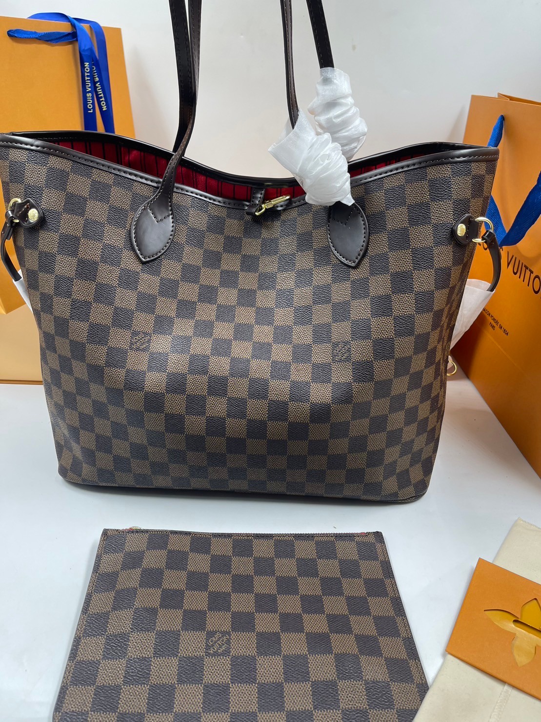 LV Neverfull GM Monogram 36cm / LV Shopping Bag พร้อมส่ง 4 สี **สินค้าเกรดออริจินอล 1:1 สลับแท้ ใช้งานต่างประเทศได้ งานสวยตามรูป ภาพถ่ายจากงานขายจริง