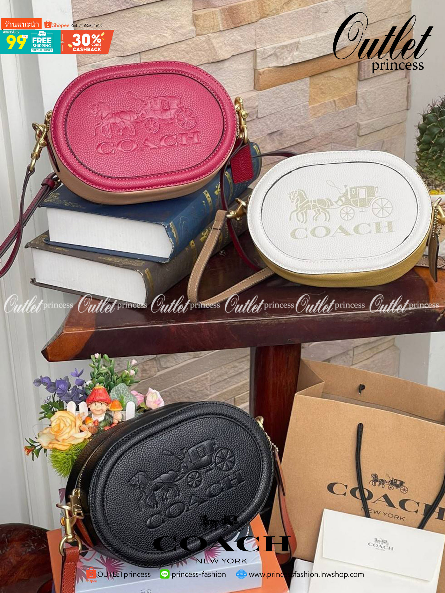 COACH CAMERA BAG IN COLORBLOCK WITH HORSE AND CARRIAGE (COACH C4164) กระเป๋าที่ดีไซน์ออกมาในทรงสะพายไหล่และทรง Camera คาดว่าเป็นรุ่นที่สาว ๆ เห็นแล้วจะต้องสะดุดตาเป็นพิเศษกับดีไซน์อันโดดเด่นที่ดูมีสไตล์ ไม่ว่าจะเป็นในวันสบาย ๆ หรือวันพิเศษก็สามารถนำไปมิกซ