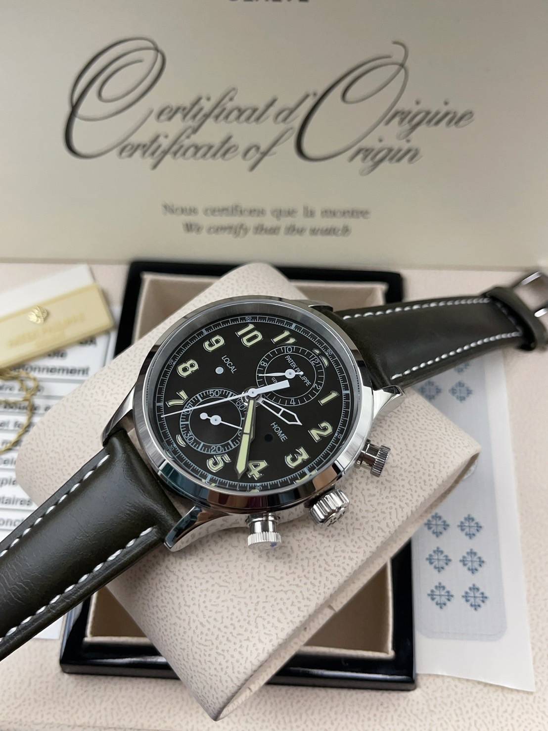 VIP ORI | นาฬิกาปาเต๊ะ สลับแท้ เกรดเทพ Patek_ppf Swiss grade size 40mm 🤍 สินค้าเกรดวีไอพี งานดีสุด หนังแท้