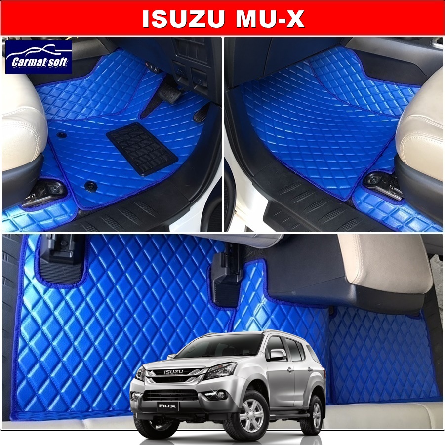 พรมปูพื้นรถยนต์ISUZU MU-X 2014-2019พรมลายDIAMOND เต็มคัน