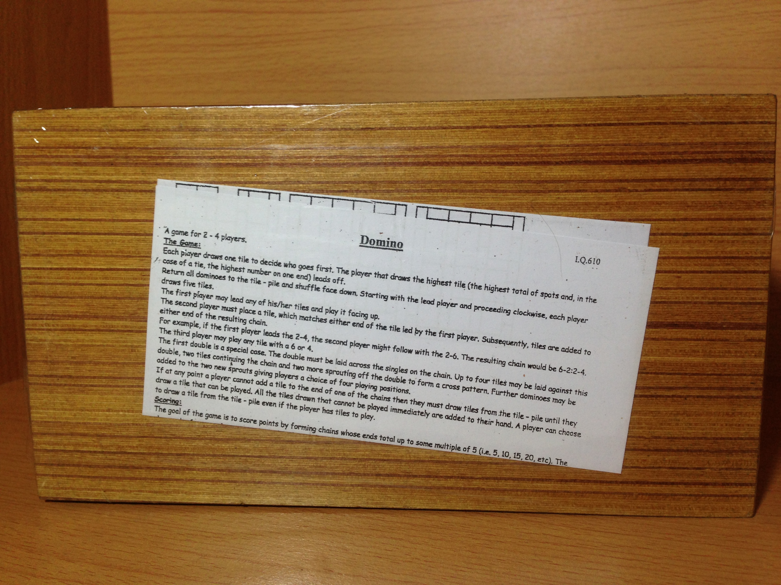 ของเล่นเด็กโดมิโน่ไม้ขนาดใหญ่12แต้ม 64 ชิ้น