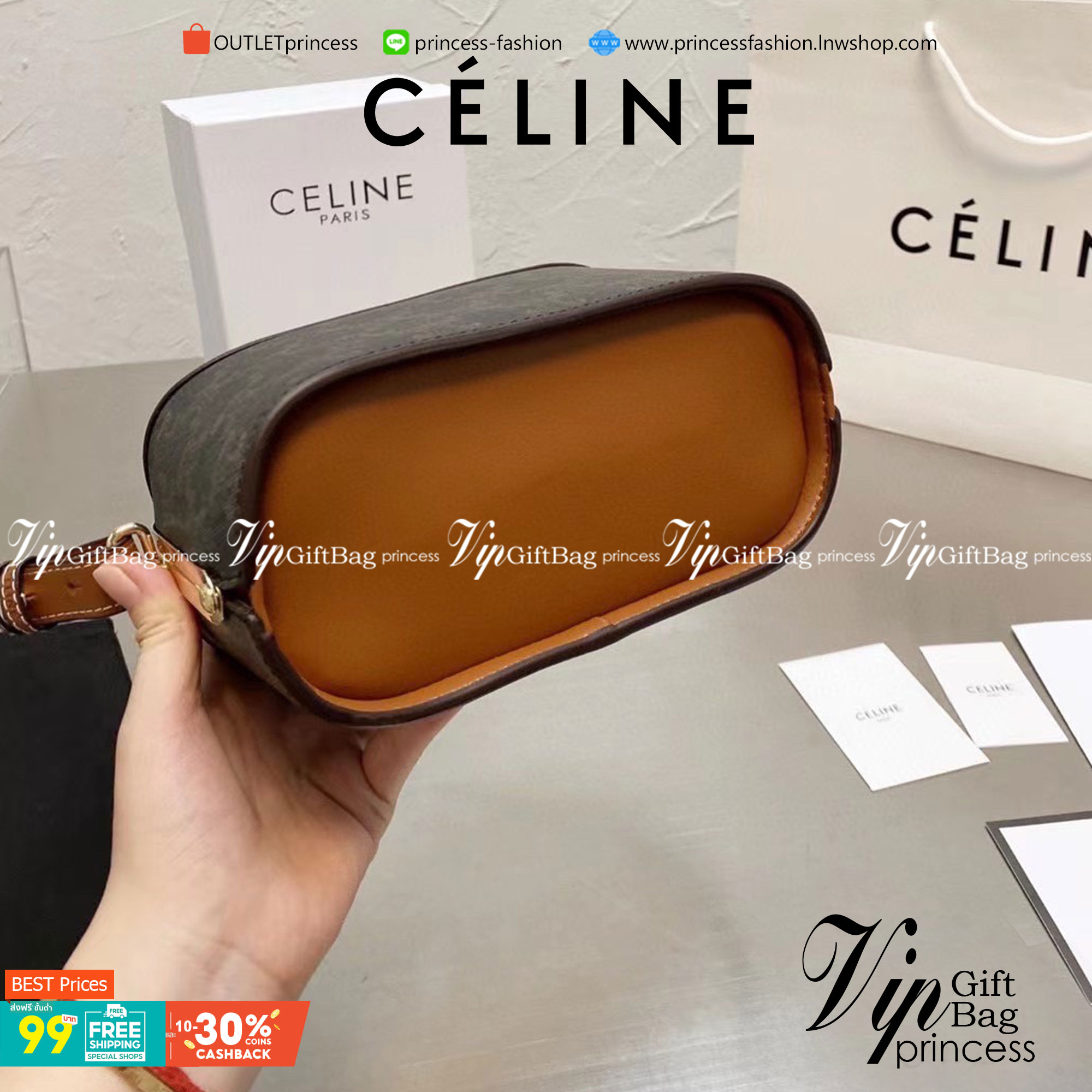 VIP 】CELINE lunch box vintage พร้อมส่งที่ไทยค่ะ! เรียบหรู ดูแพง ต้องรุ่นนี้เลยค่ะ หนังแท้ทรงกล่อง รุ่นนี้จะใช้แบบหิ้วออกงานหรือสะพายข้างวันทำงานหรือวันชิลลๆ ก็เหมาะมาก ใบขนาดกำลังดี สินค้าน่าใช้มากๆ ห้ามพลาดมีติดตัวสักใบนะคะ!