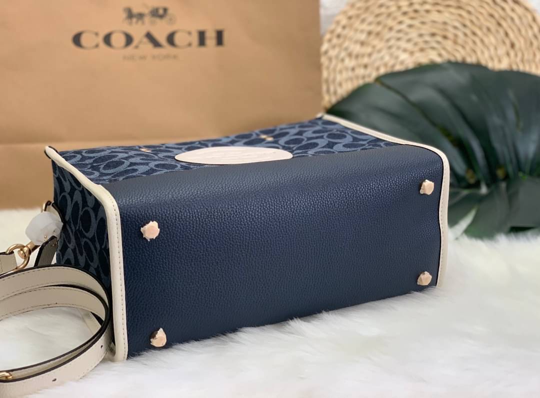 ของแท้ 💯% COACH DEMPSEY CARRYALL IN SIGNATURE JACQUARD WITH PATCH (COACH C2826) 🌈สินค้าขายดี รอบทีาแล้วใครไม่ทัน รอบนี้ห้ามพลาดจร้าา
