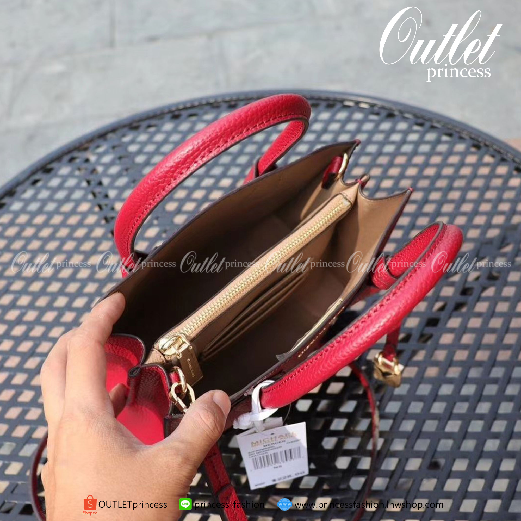 ของแท้ 100% Micheal Kors Genuine Leather Handbag (The Mercer Collection⚡️)