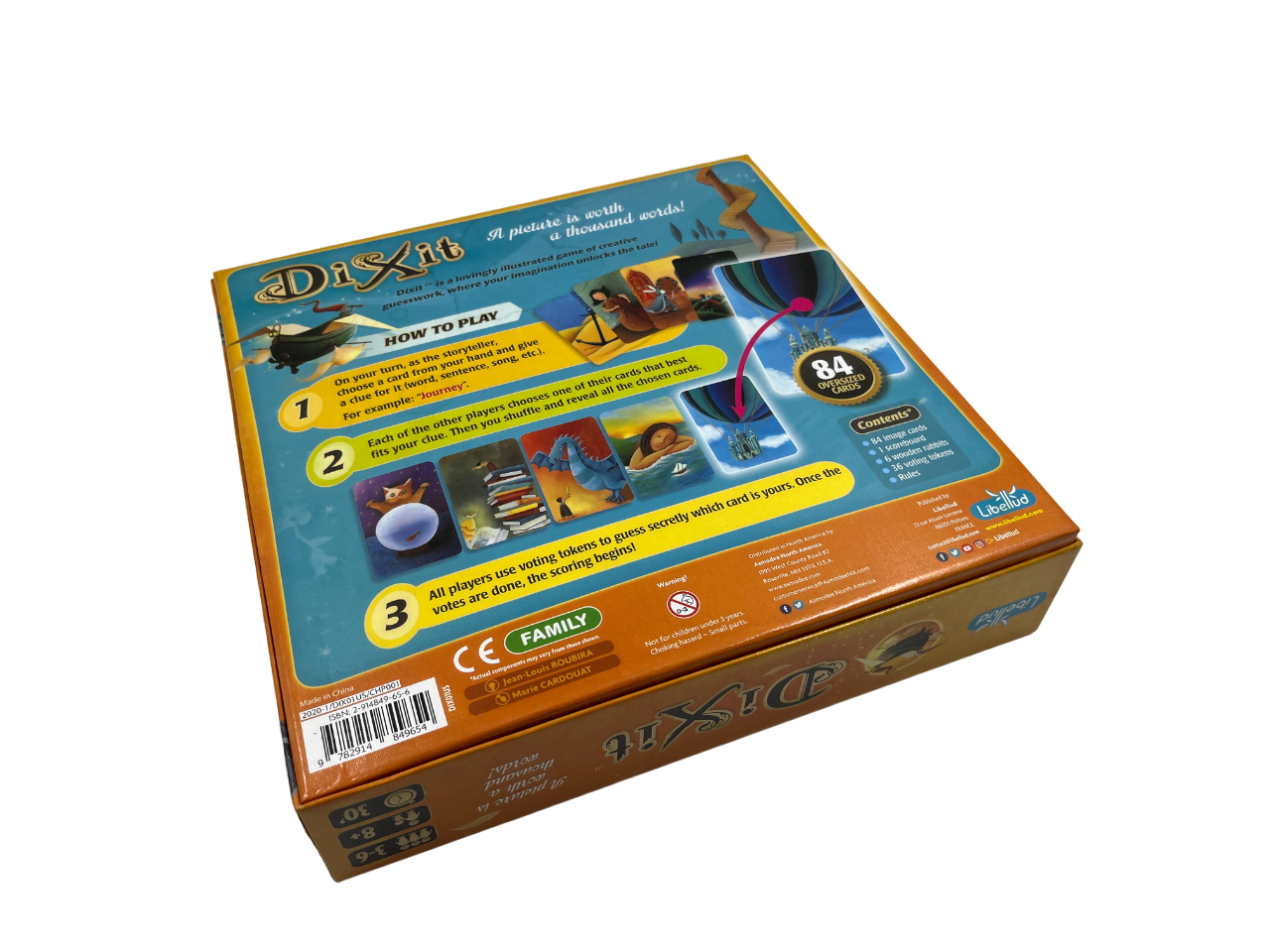 บอร์ดเกม ฝึกเชาว์ปัญญา สร้างปริศนารูปภาพ Dixit